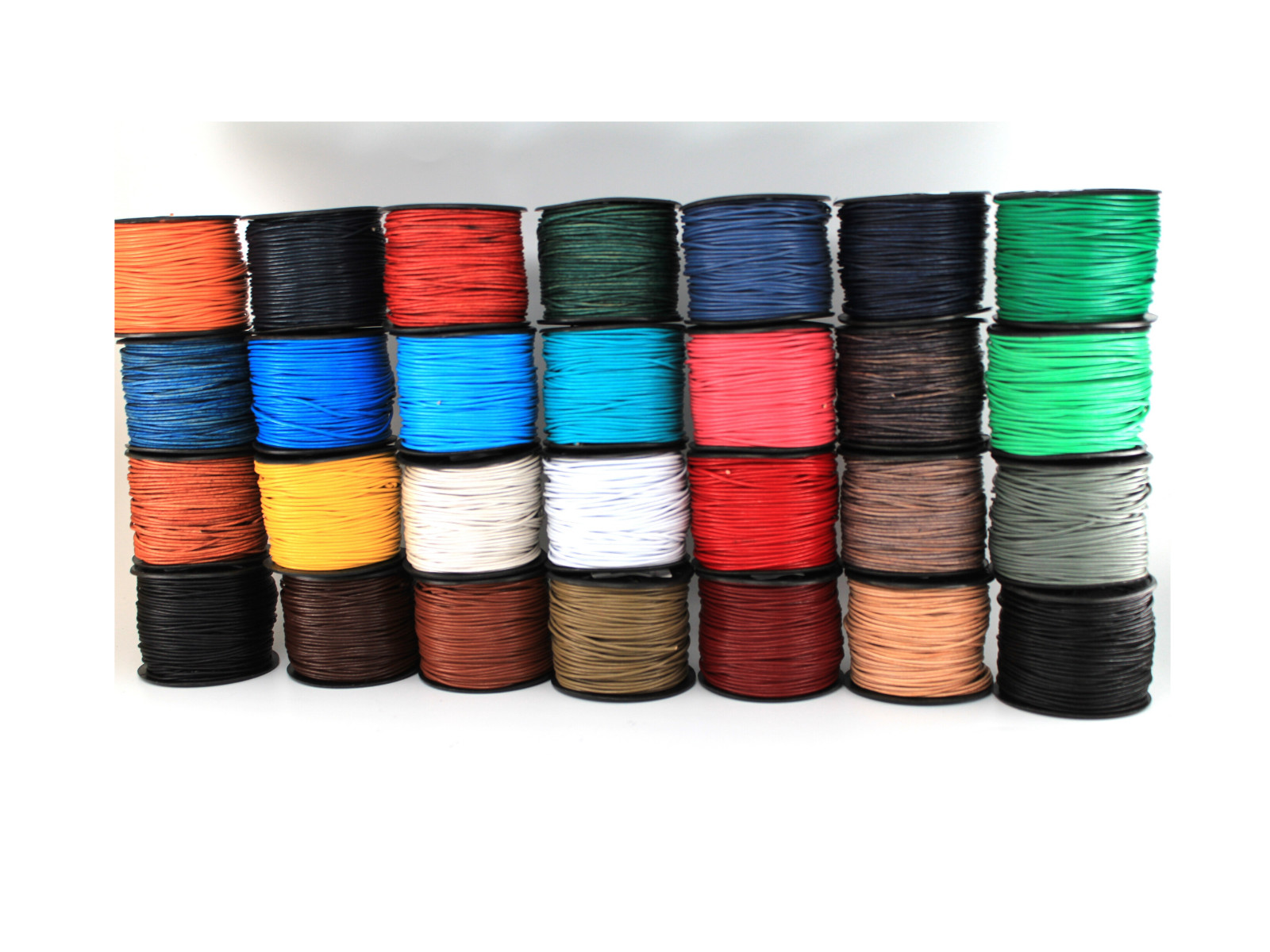 3mm Premium Genuine Round Leather Cord Rope String Lace Lacing Craft Supplies