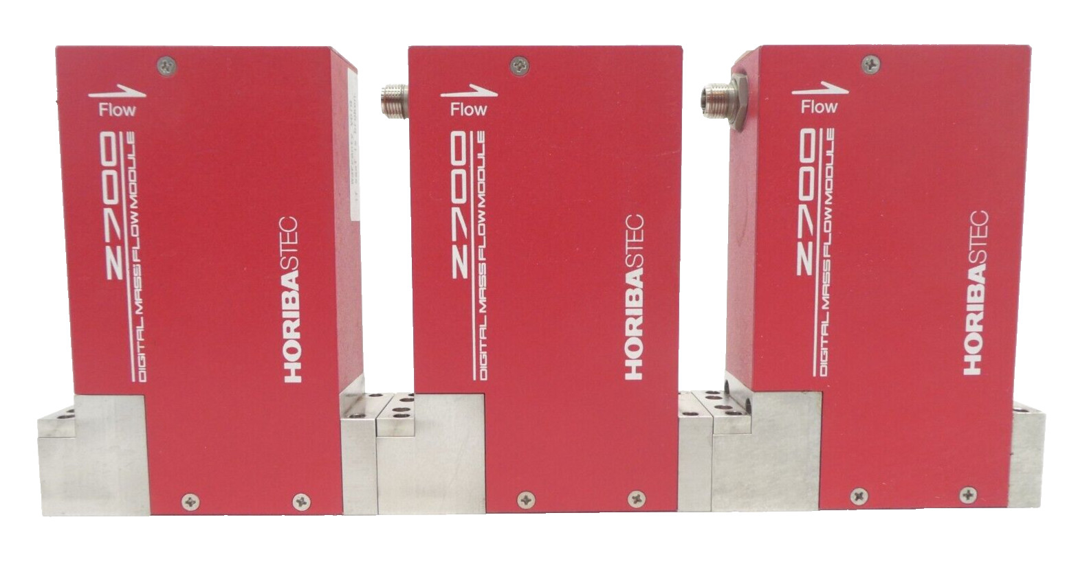 Horiba STEC Z700 Mass Flow Controller MFC SEC-Z734AGX SEC-Z744AGX Lot of 3 Spare