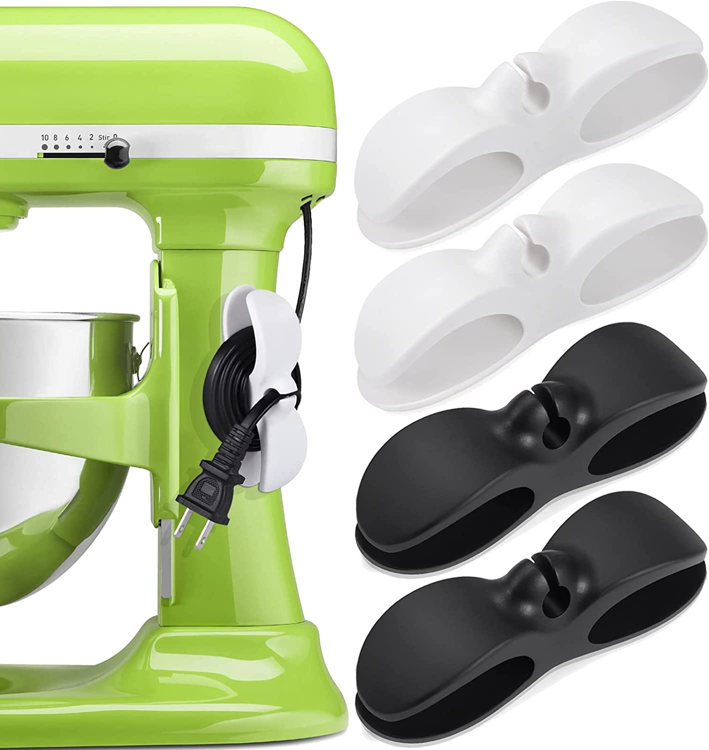 Cord Organizer Appliances, 4PCS Kitchen Appliance Cord Winder Cable Organizer