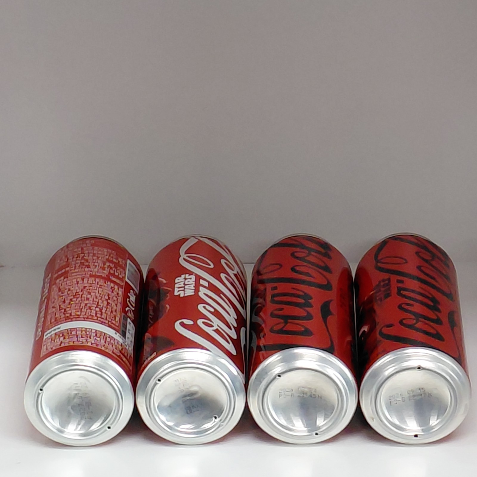 Coca Cola Can Starwars Edition from Korea Empty 490ml. 4pieces set.