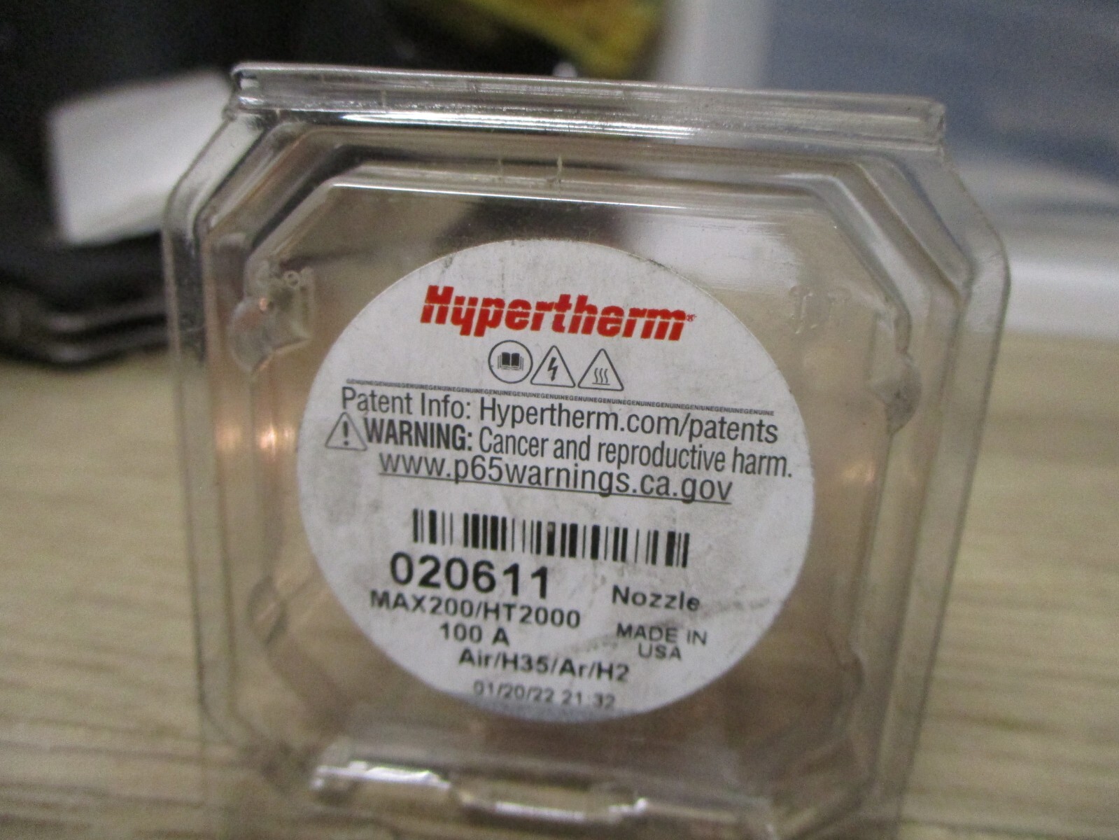 Hypertherm 020611 Nozzle 100 AMP