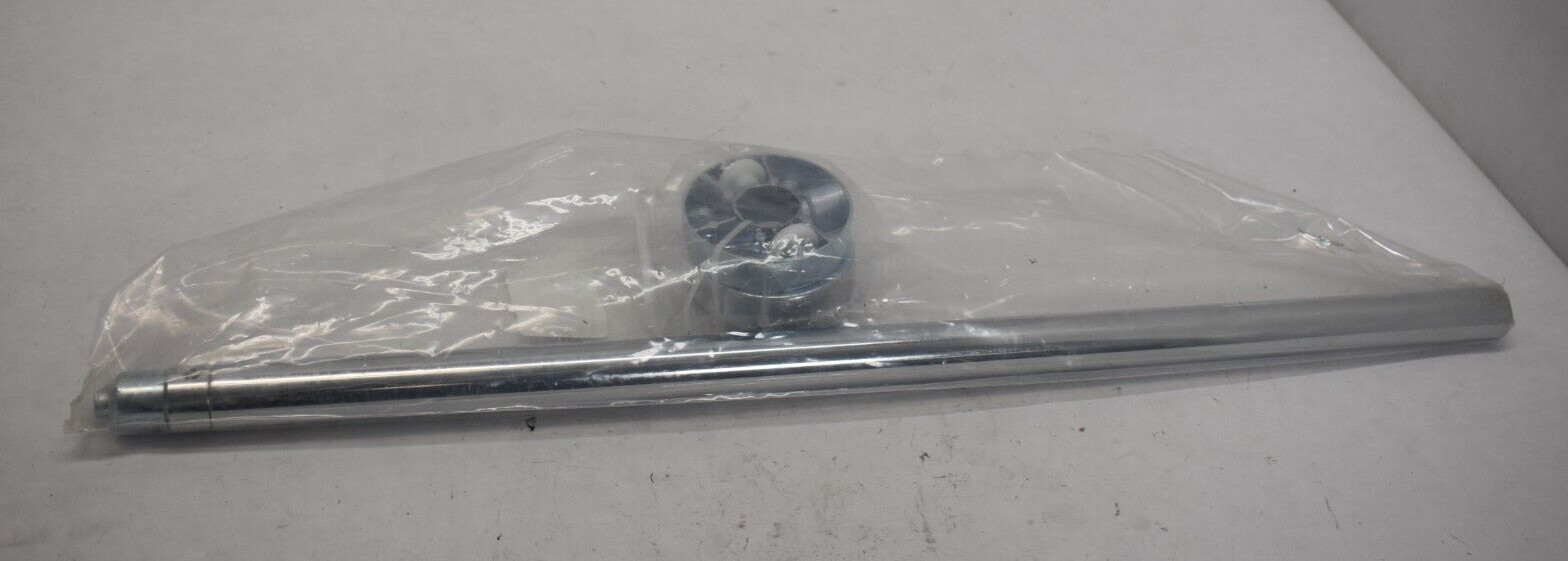 Closet Pole with Round Brackets 2 ft 6272-99 RH001074470 Stainless Steel Pole