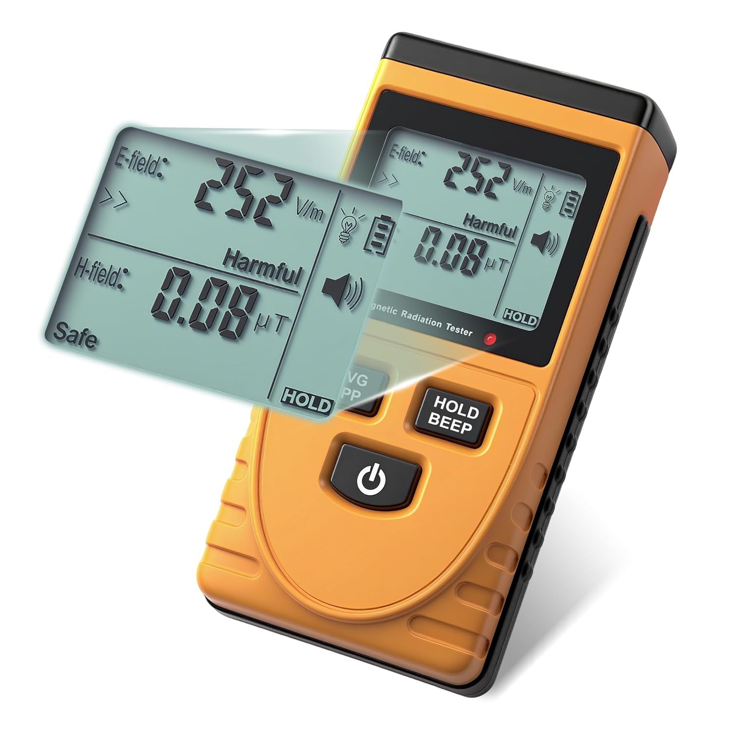 2 in 1 EMF Meter: Versatile Electromagnetic Radiation Detector for Home & Office