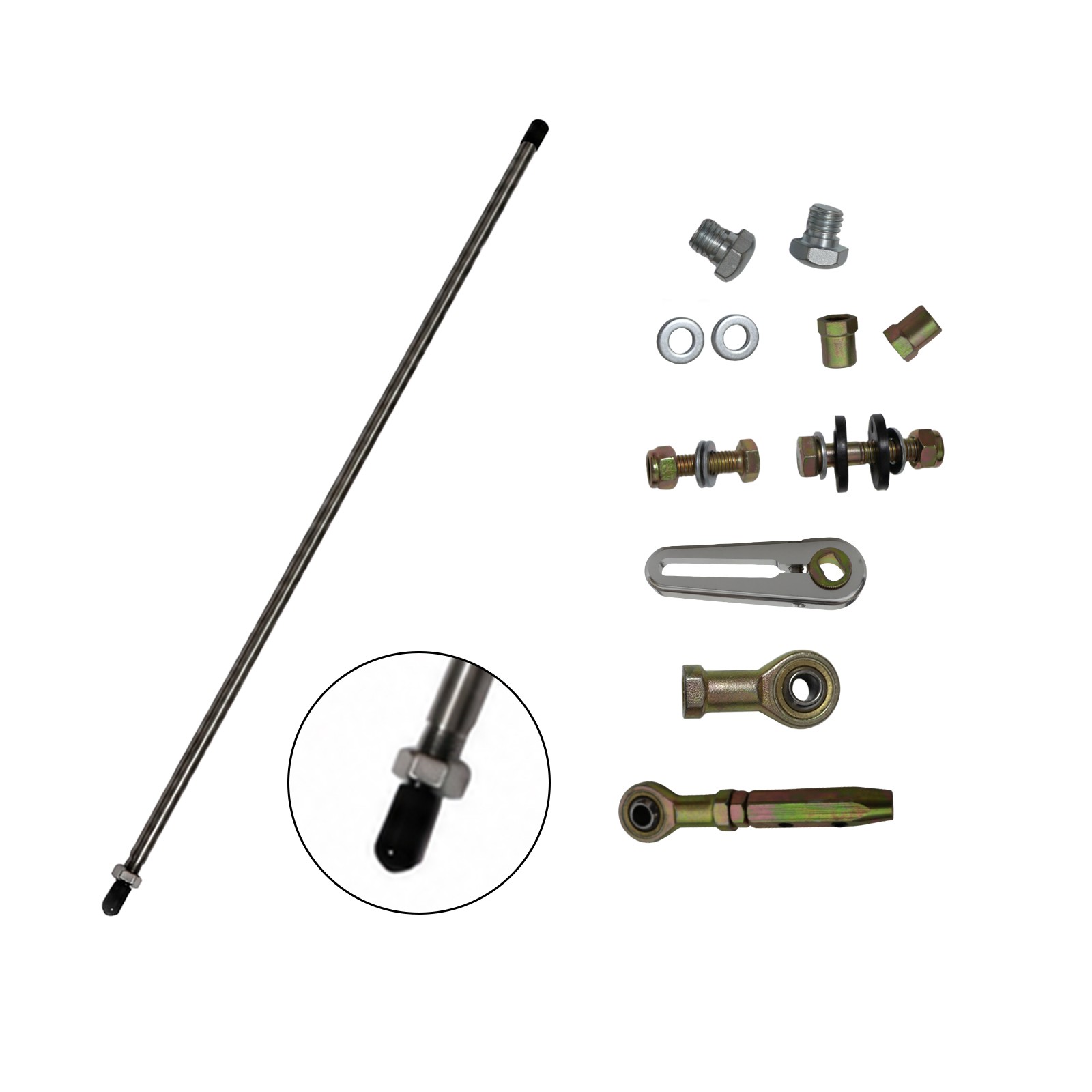 For 350 400 700R4 GM Transmissions Adjustable Column Shift Linkage Kit 21"