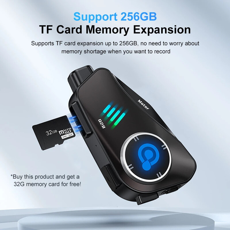 2024 New Bluetooth Helmet Hedaset High Definition Wireless Camera Recorder