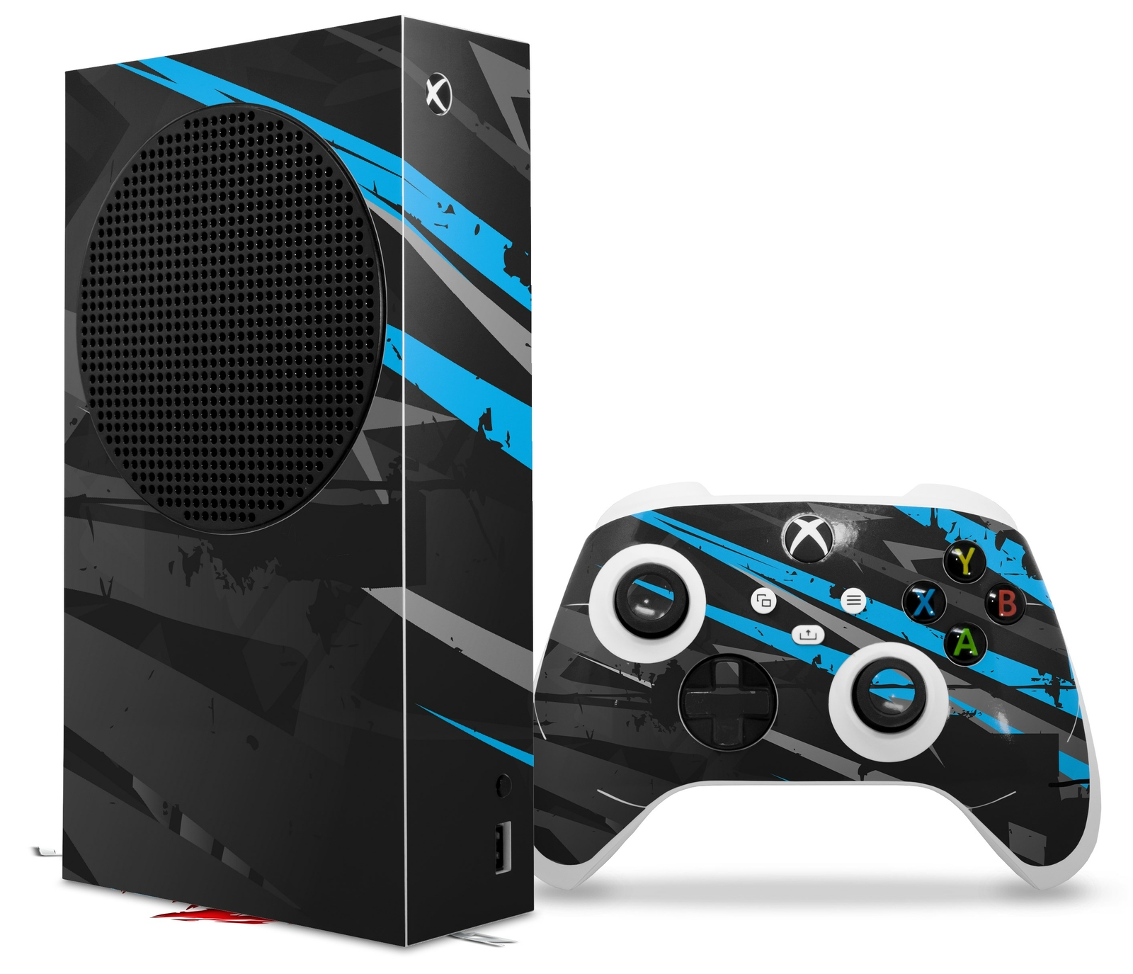 Skins XBOX Series S Console Controller Baja 0014 Blue Medium