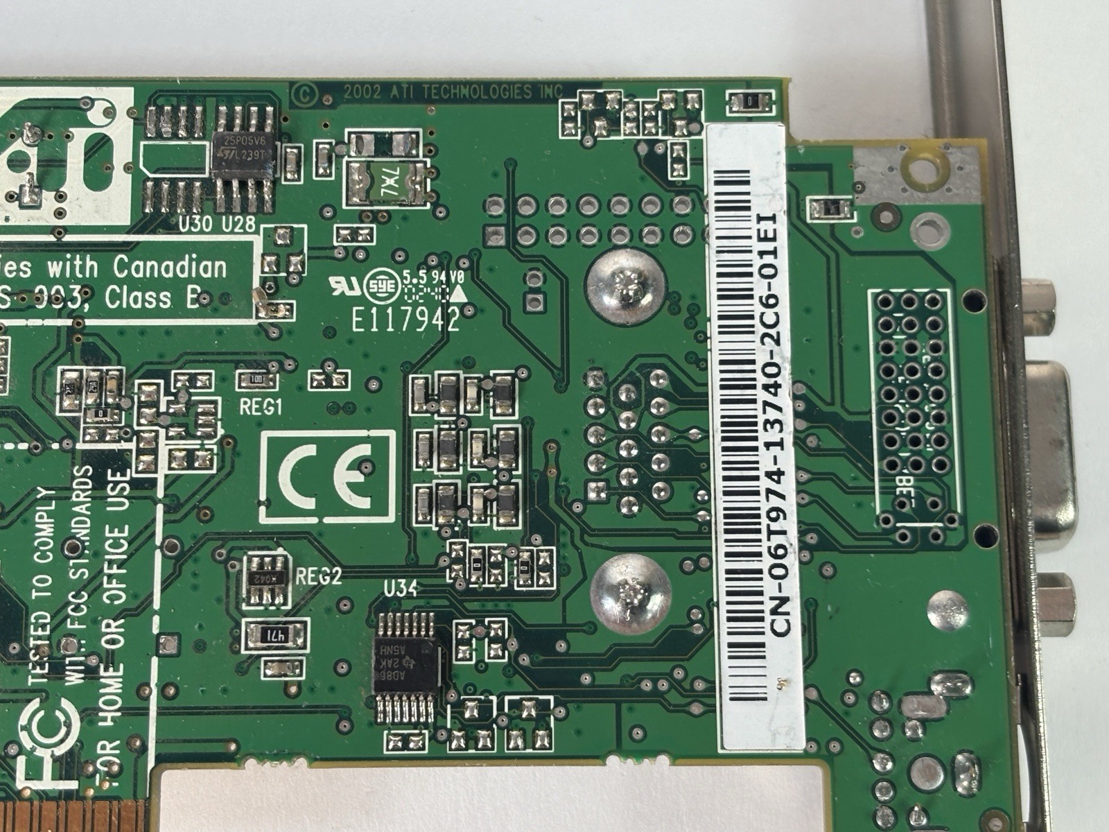 ATI E-G012-02-1214 (B) AGP VGA