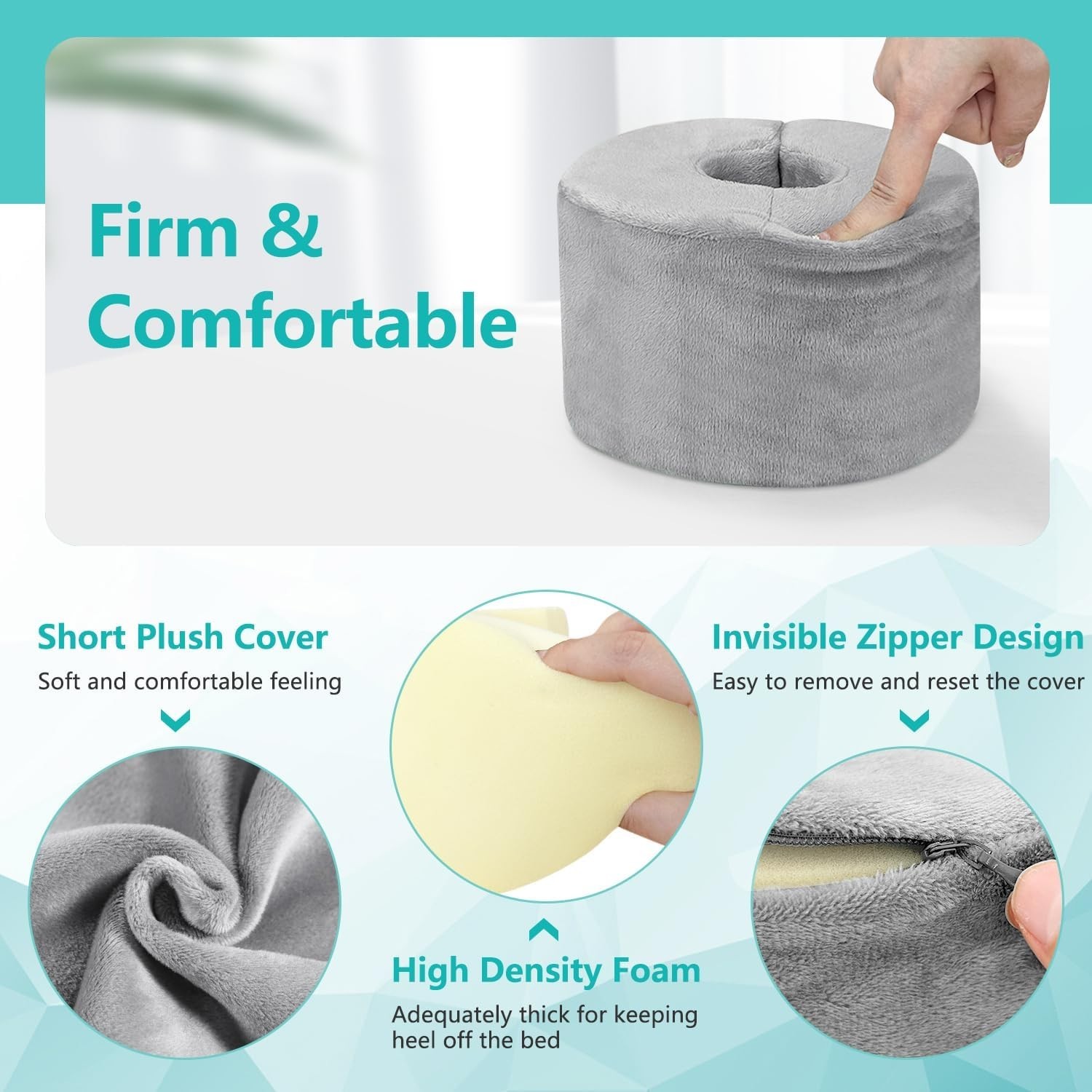 Lightweight Adjustable Ankle Support Pillow for Comfort & Enhanced Blood Flow