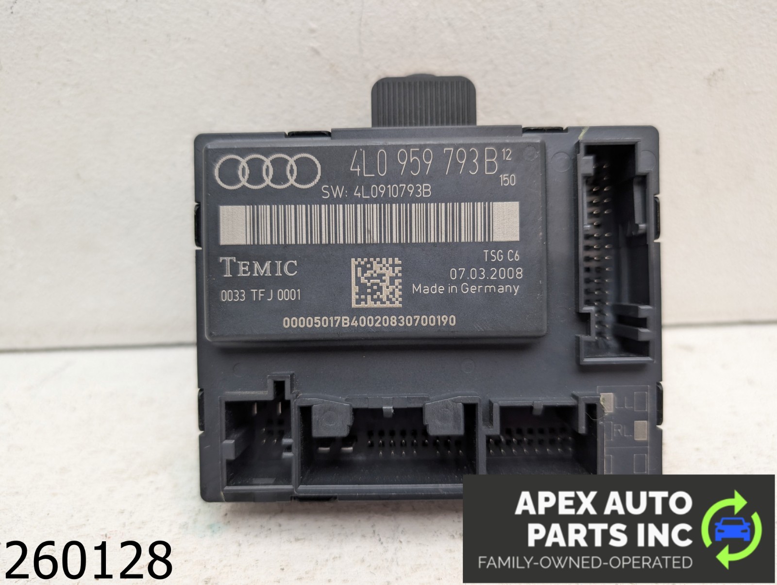 OEM 2008 Audi Q7 3.6L FRONT RIGHT DOOR CONTROL MODULE