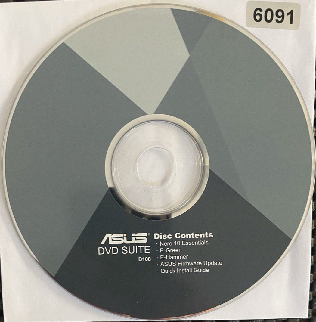 VINTAGE SOFTWARE | ASUS DVD SUITE D108