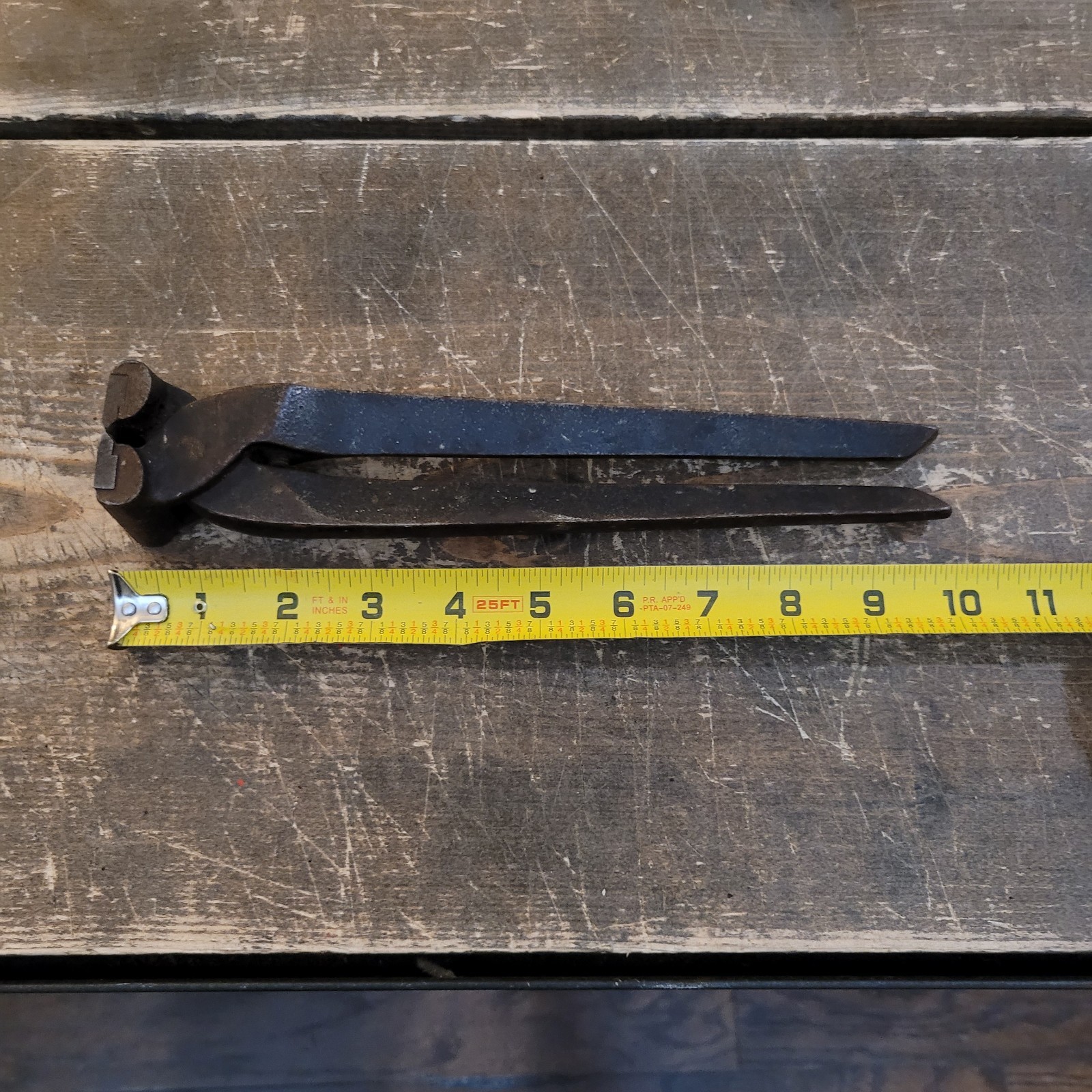 RARE USA 10” Nippers TODD No. 3 Cutters Farrier Tools Vintage Pliers Blacksmith