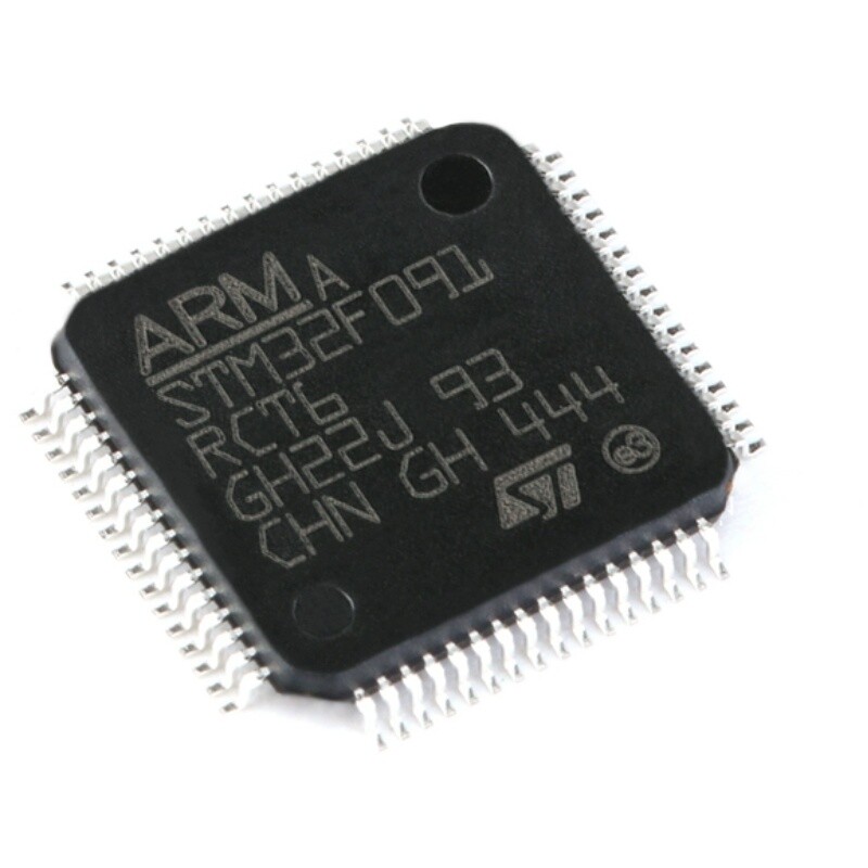5PCS STM32F091RCT6 LQFP-64 ARM Cortex-M0 32-bit microcontroller MCU