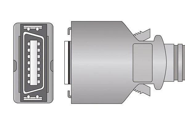 Masimo Radical LNC-10 14-Pin Patient Cable (REF 1814)