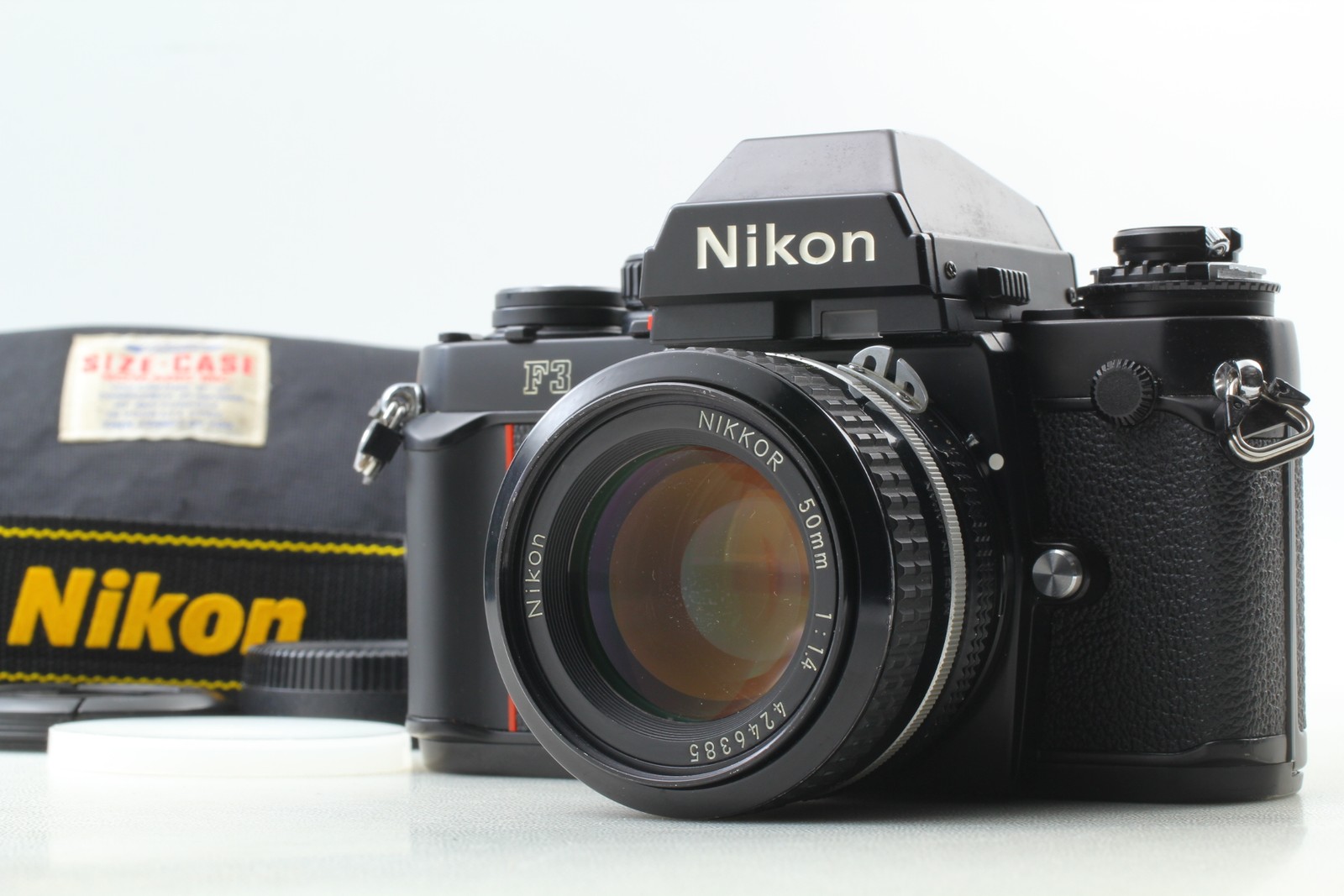 [Exc+5 W/Strap] Nikon F3 Eye Level SLR 35mm Film Camera Ai 50mm F1.4 From JAPAN