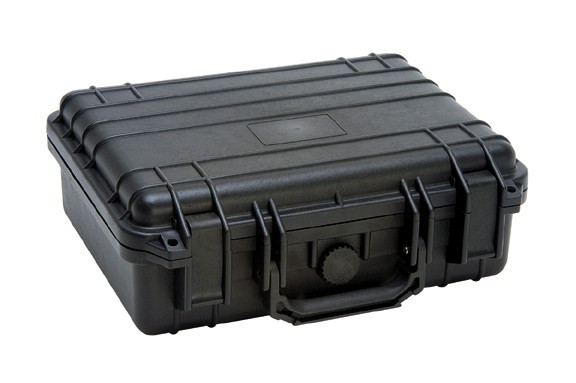 12 Inch Rugged Water-Resistant Utility Case with Foam Insert– Polypropylene