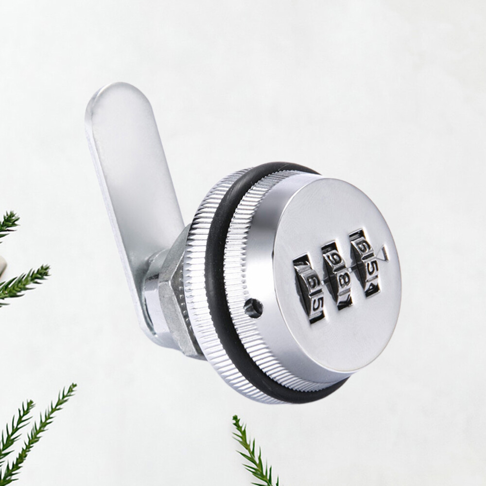 Combination Mailbox Lock 3-Dial Code Camlock Password Security for Drawer