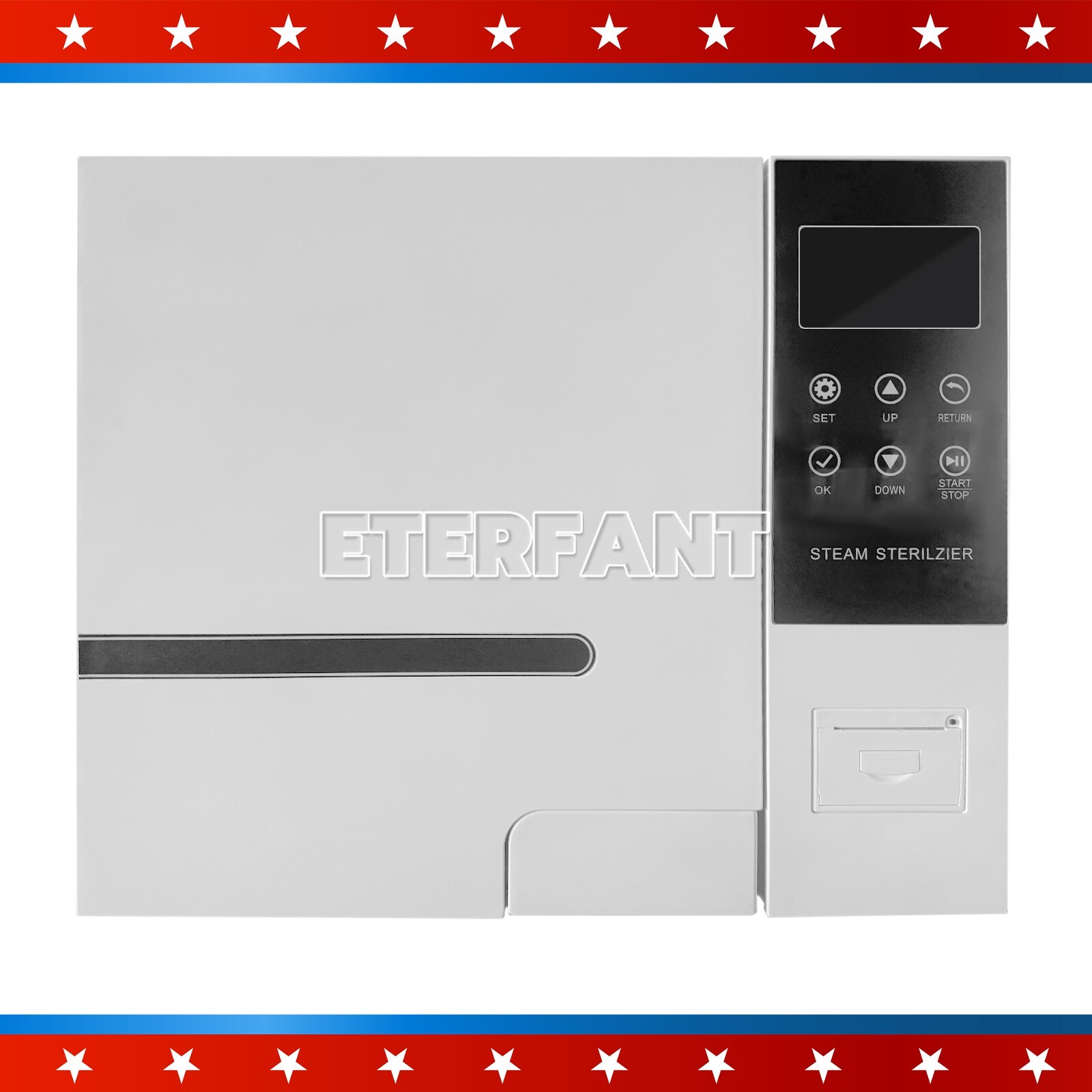 23L Class B Dental Autoclave Vacuum Steam Sterilizer Sterilization+Printer