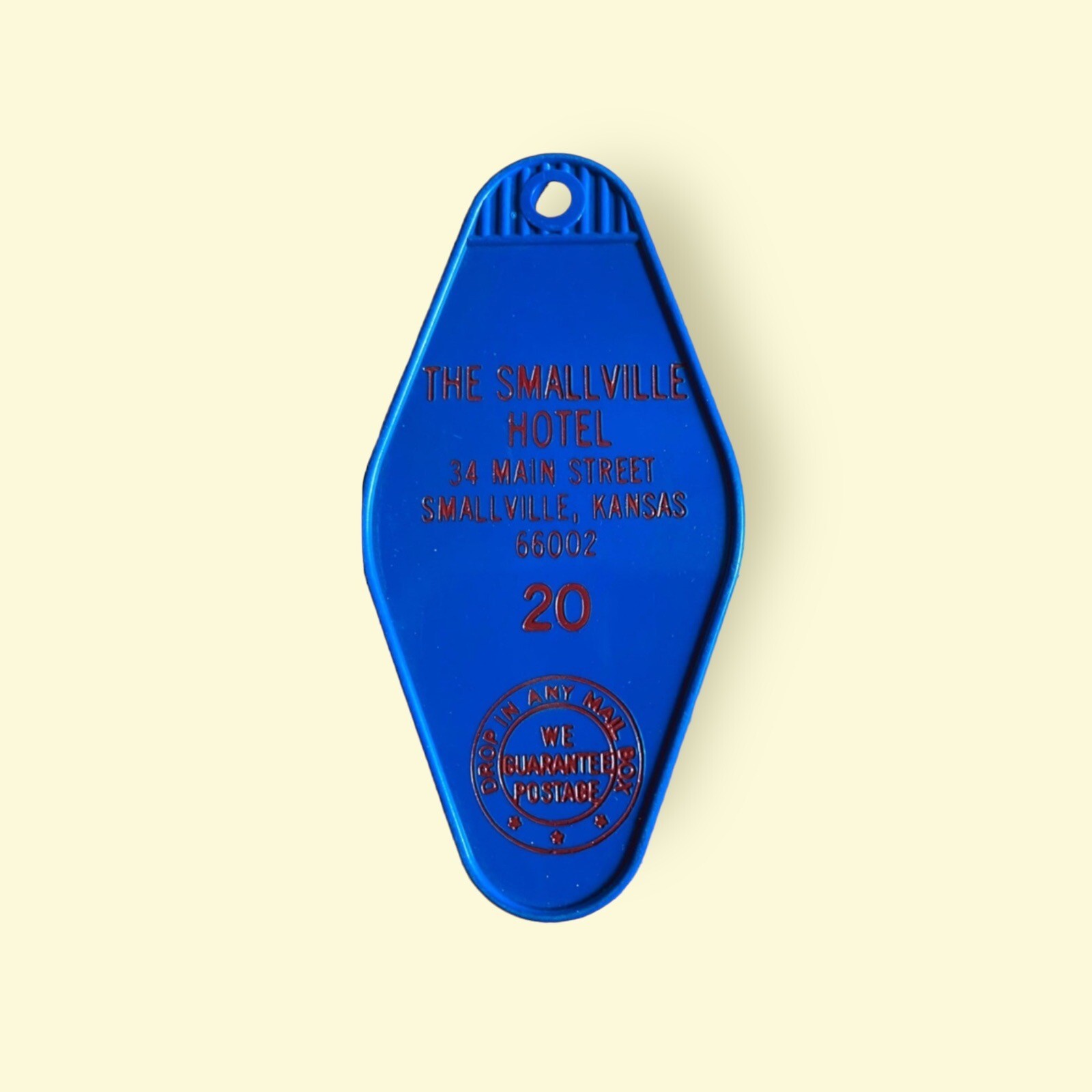 Superman inspired Smallville hotel Keytag