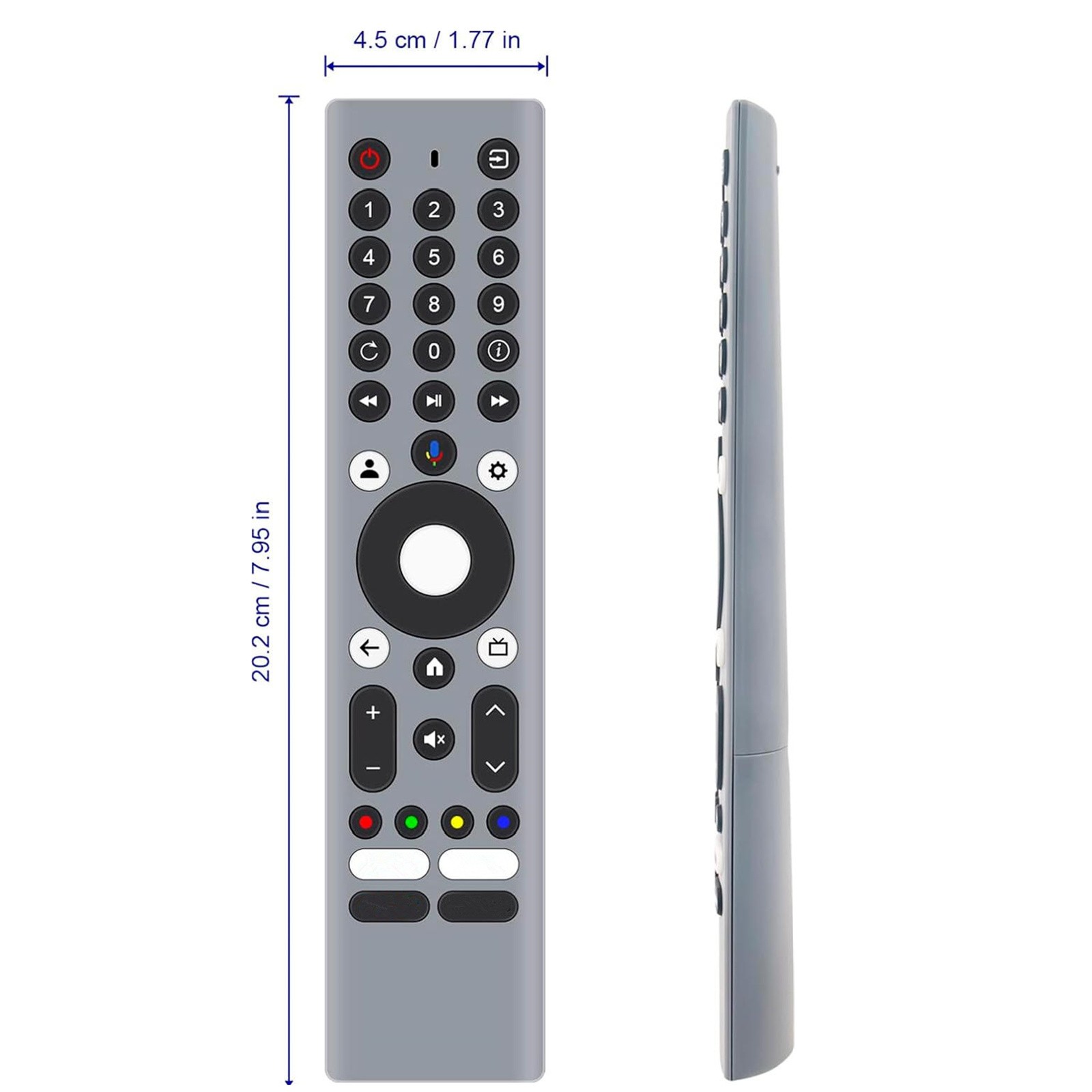 For JVC Smart TV Voice Remote Control RMC3295, Brand New Replacement Accessory