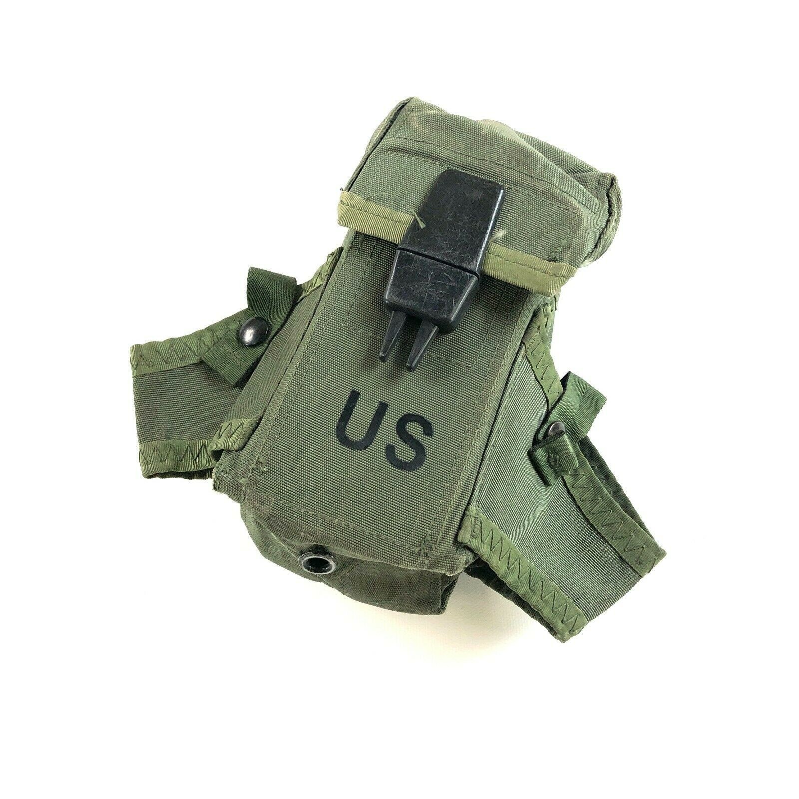 US Military Alice Magazine Pouch LC1 Small Arms Ammo Case Green 30 Mag VGC