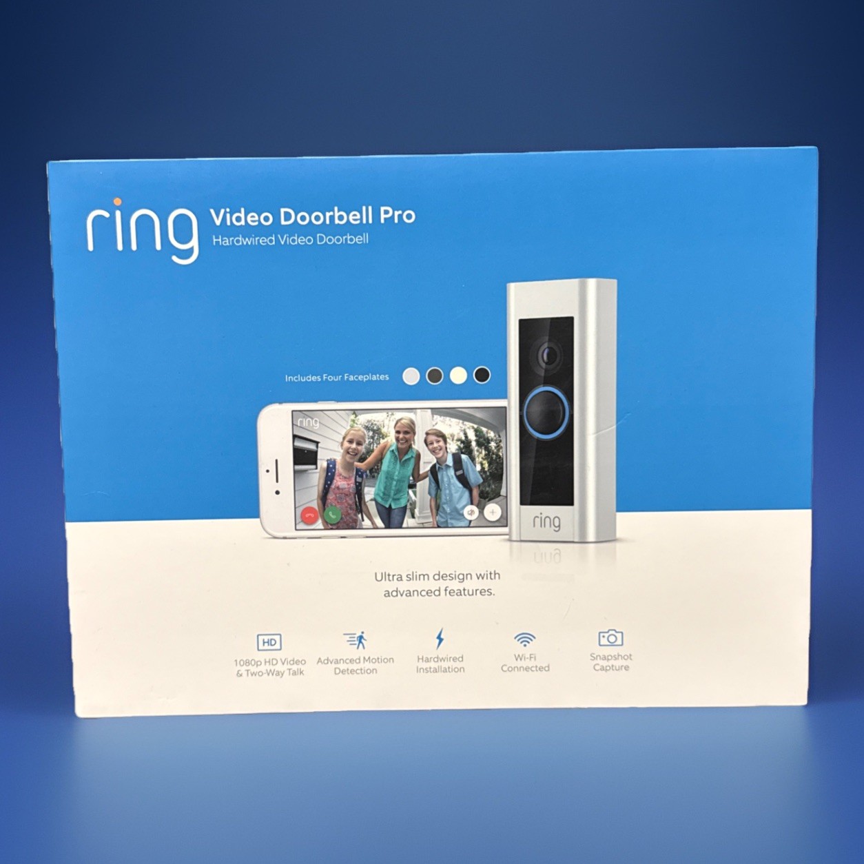 Ring Video Doorbell Pro - Hardwired Smart Video Doorbell Camera *NEW *FREE SHIP!