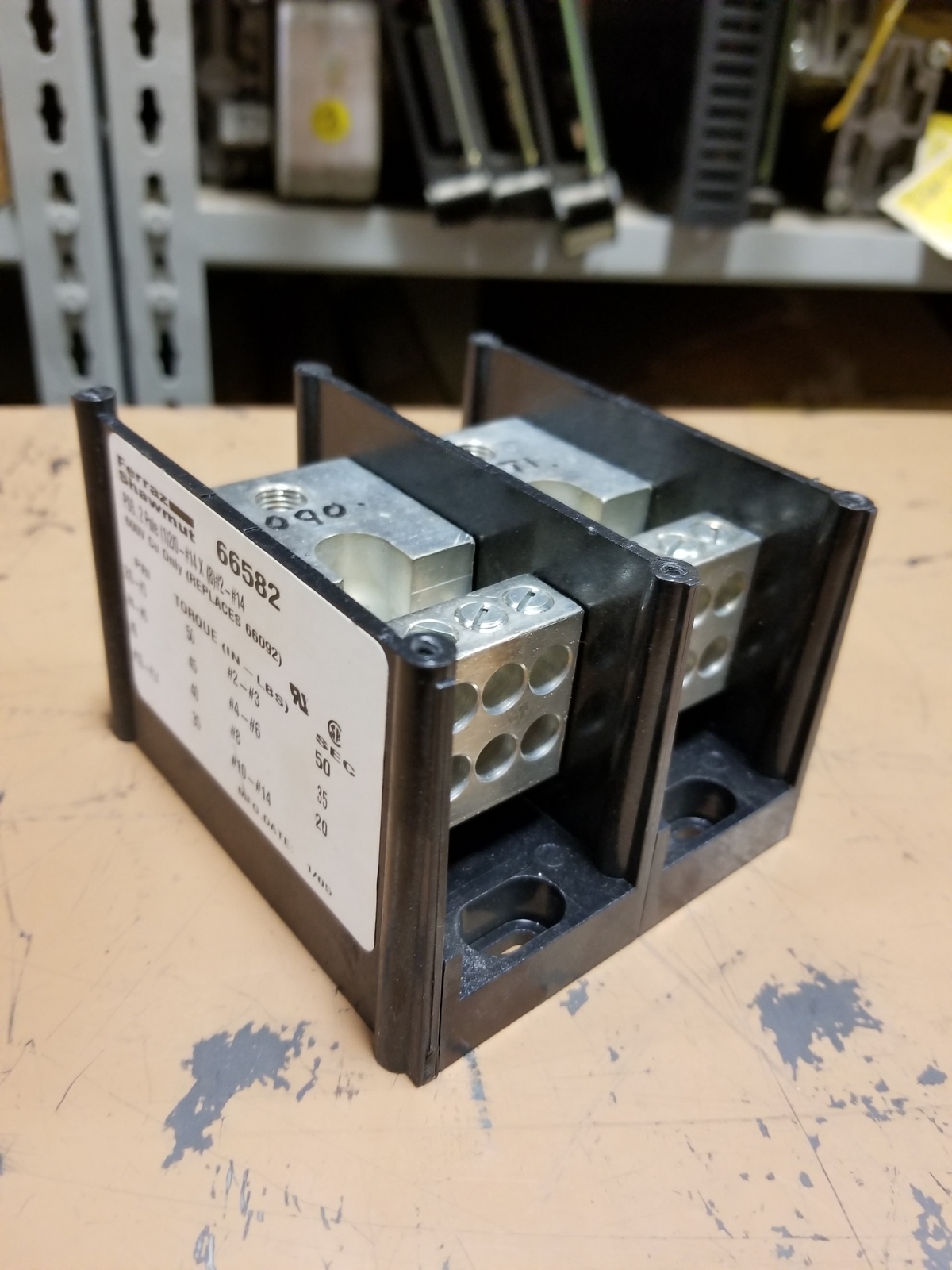 FERRAZ SHAWMUT 66582 BLOCK USED