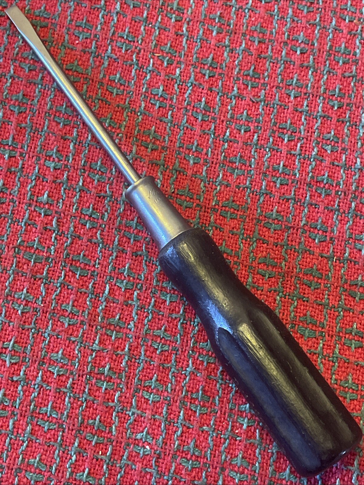 Vintage  Bridgeport Hardware Wood Handle Screwdriver USA 🇺🇸 Nice!