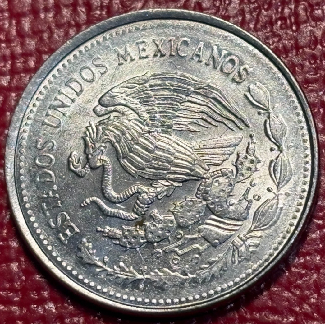 HIGH GRADE AU/UNC 1986 MEXICAN MEXICO ONE UN PESO-APR070