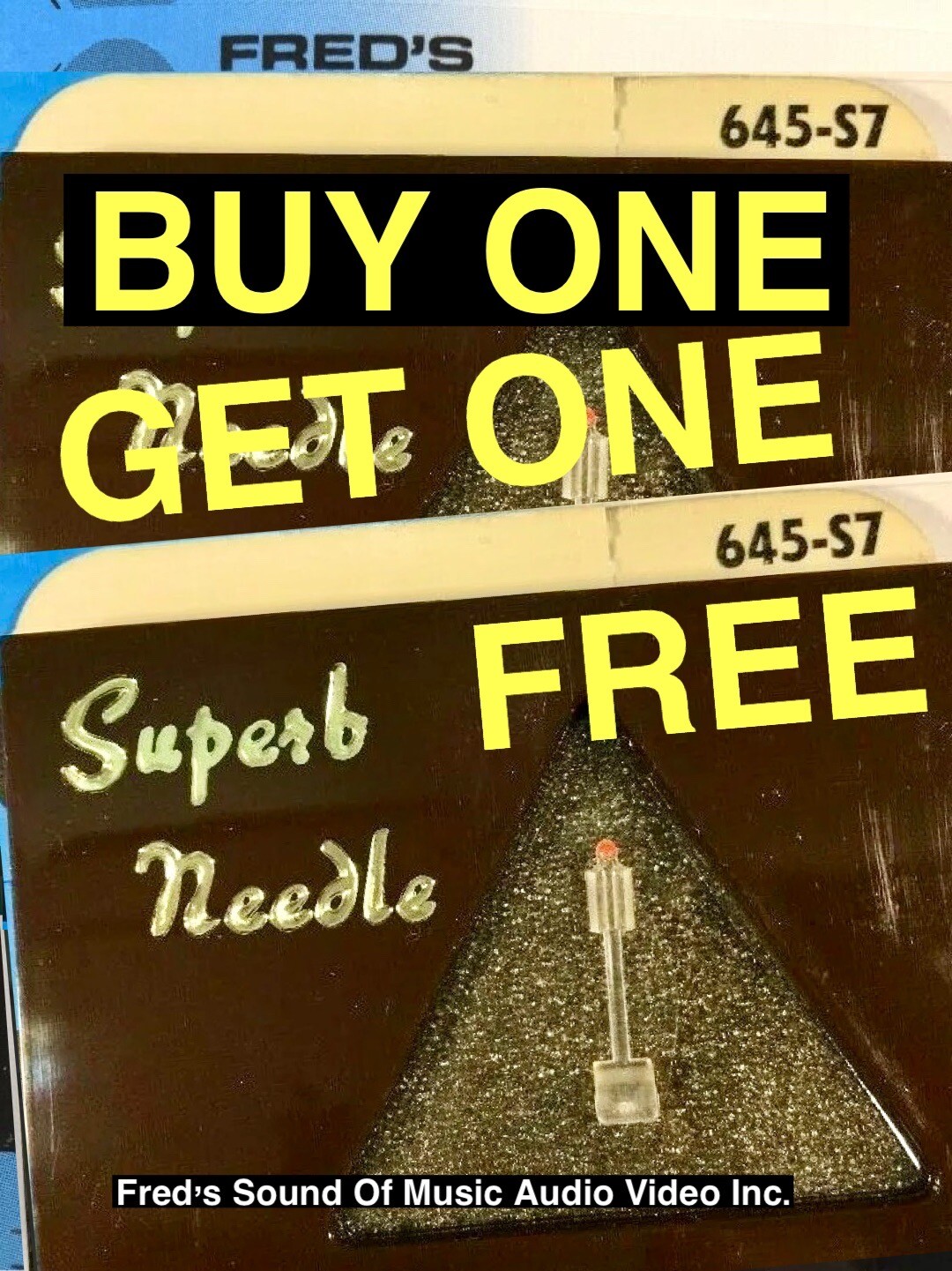 New Pfanstiehl 645-S7 Stylus 115061 115059 645S7 RCA  Buy One Get One Free