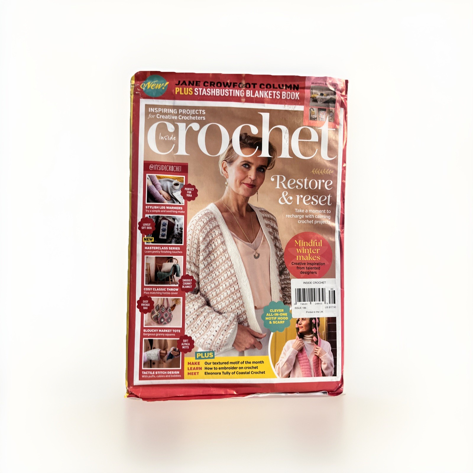 Inside Crochet Magazine Issue 186 Blanket Books Winter Makes