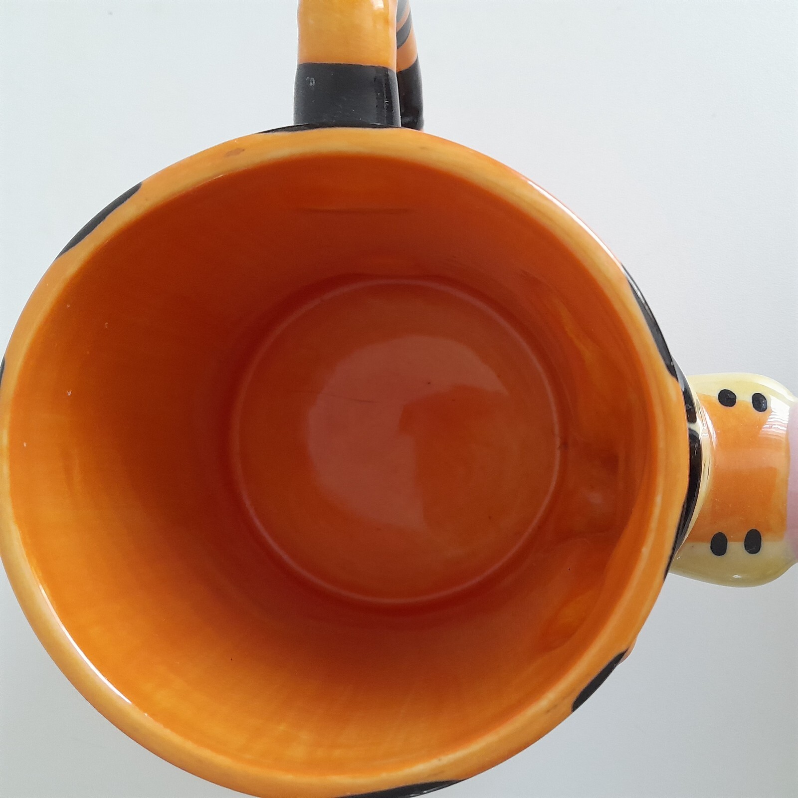 Disney Store 3D Tigger Stripped Mug Tail Handle- Large - Excellent Condition
