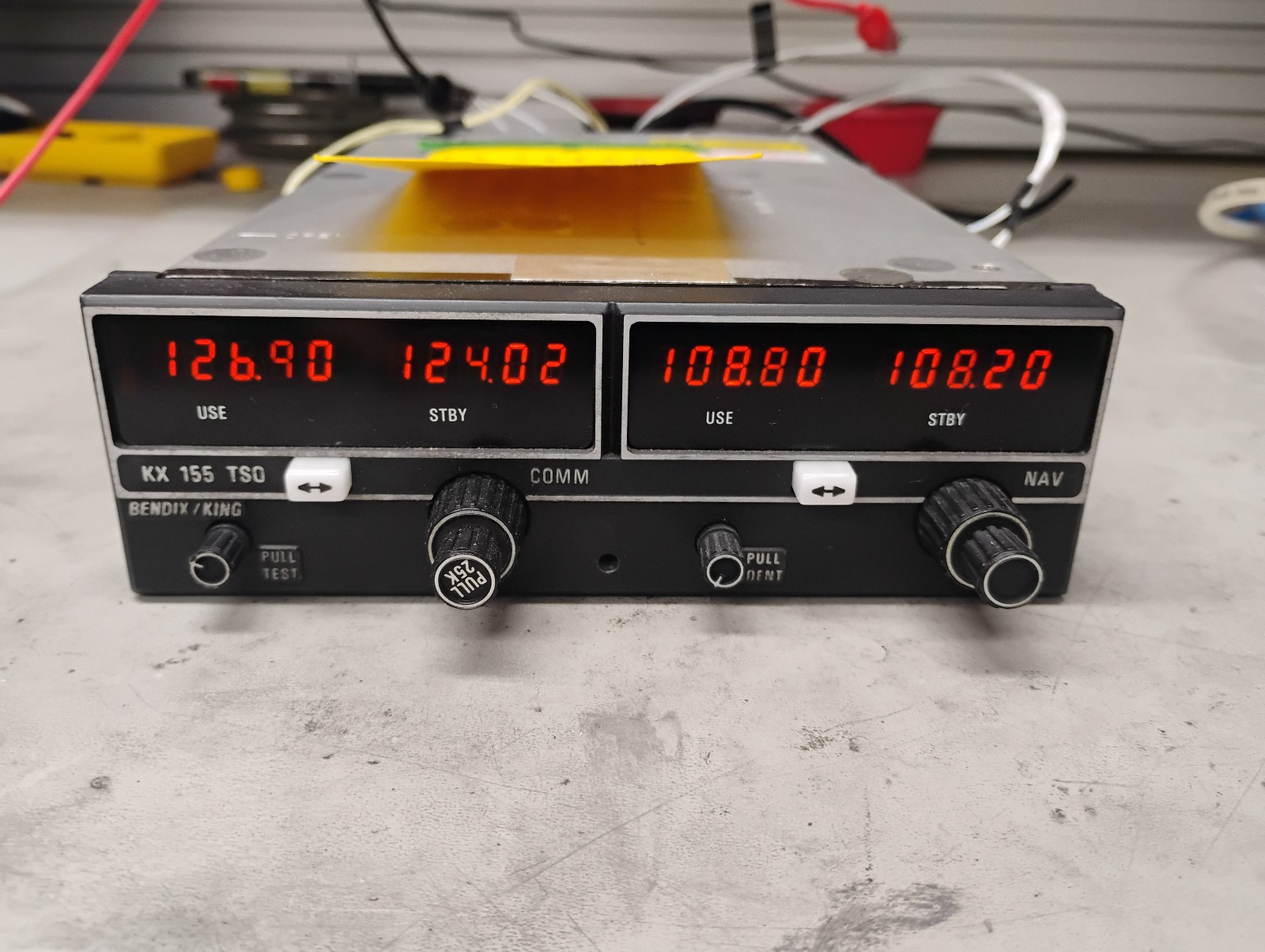 Bendix King KX 155 14VDC with G/S and Form One (8130-3) PN:069-1024-01