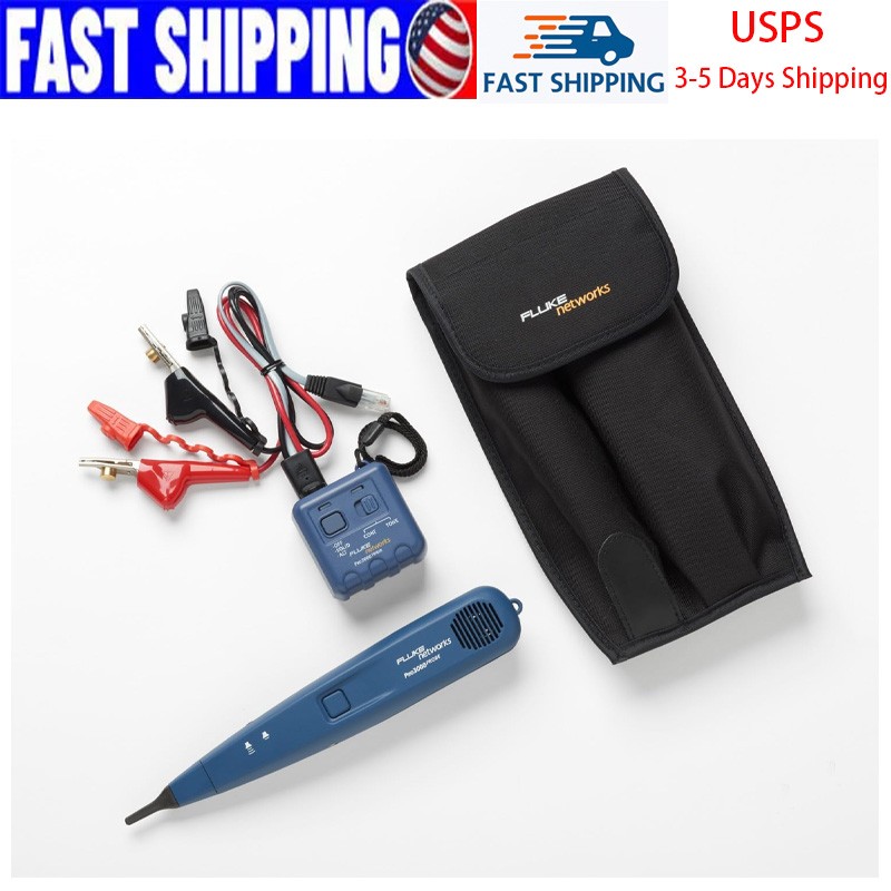 Fluke Networks Pro3000 Tone Generator Probe Kit Wire Tracer Network Cable Tester