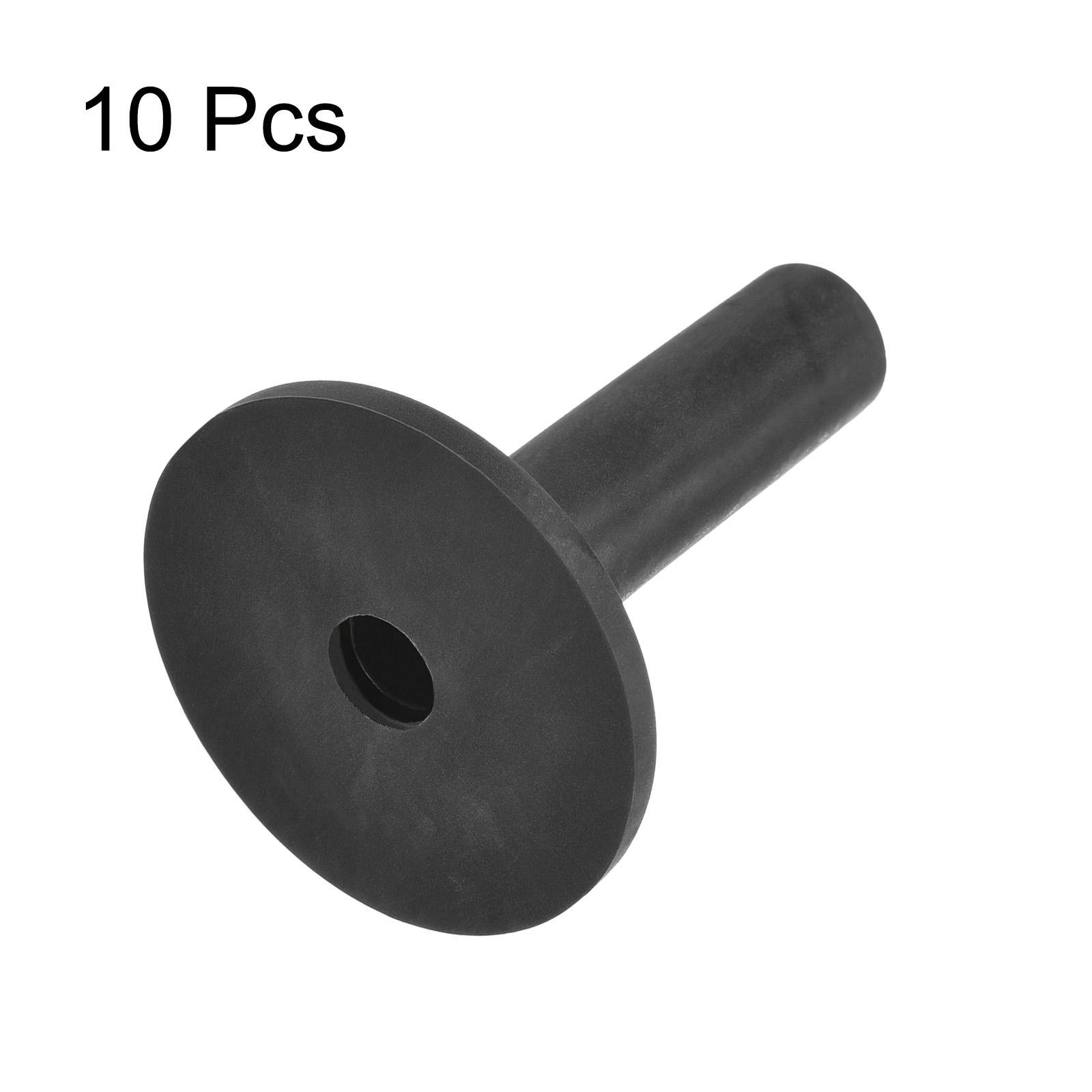 10pcs 2.7 Inch Rubber Golf Tee Driving Range Tee Stable Ball Holder Black