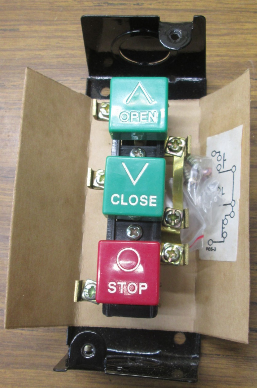 Commercial Garage Door Or Gate Open Close Stop Low Voltage Control switch button