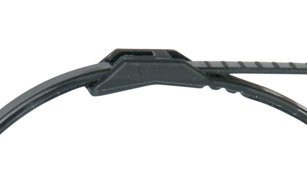 Ancor 199328 Cable Tie, Low Profile, 11", Black, Profile -- 11"