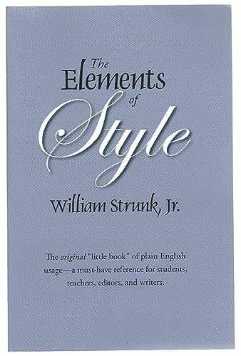 The Elements of Style: The - Paperback, by Strunk Jr William - Very Good q