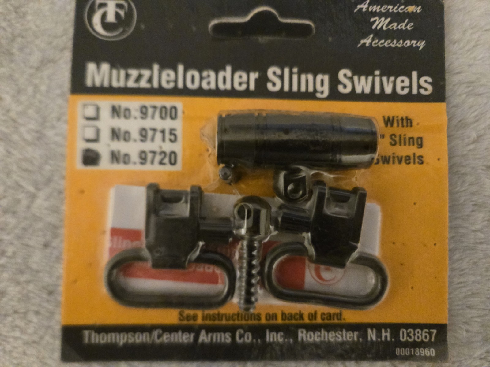 Thompson/Center Arms Co. Muzzleloader Sling Swivels 9720 NEW
