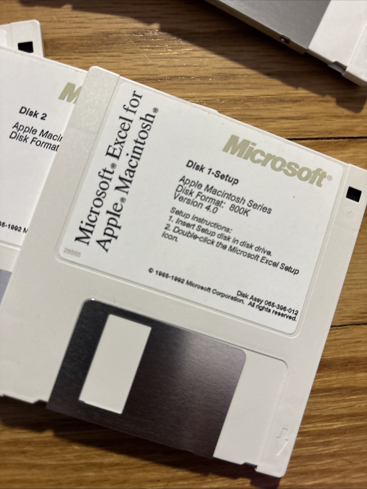Vintage 1992 Microsoft Excel for Apple Macintosh 4.0 (7-Disk)