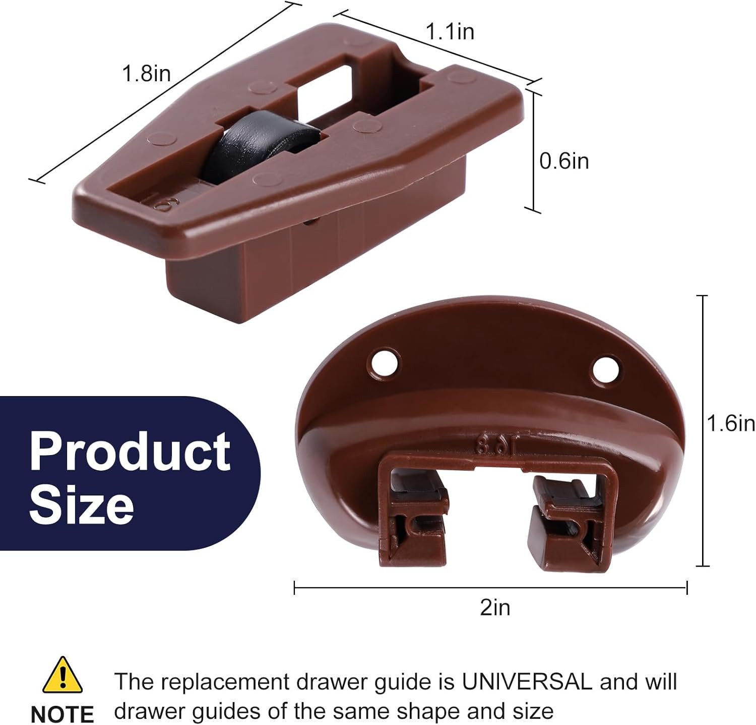 Kenlin Rite-Trak II 168 Drawer Track Guide Slides Replacement 5 Set Pack NEW