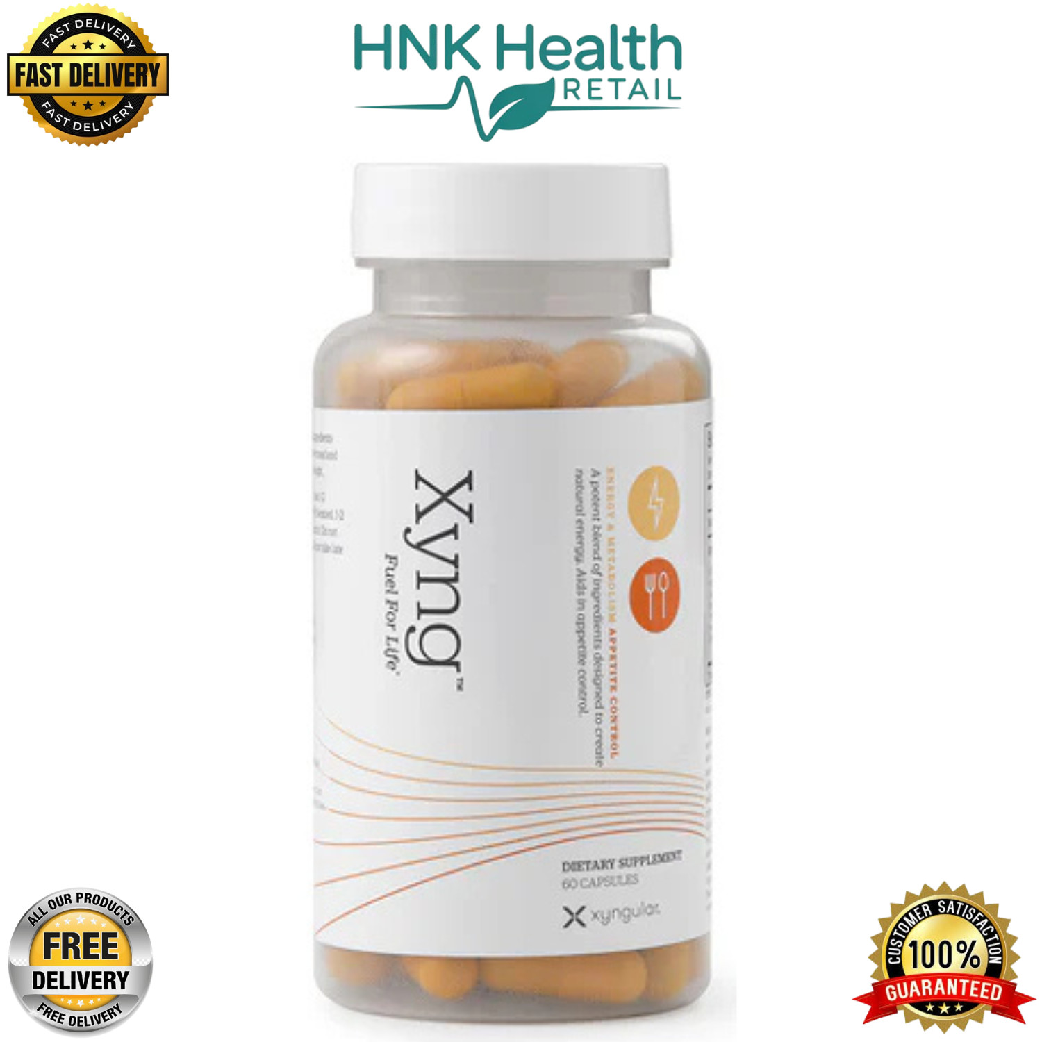 XYNG Fuel For Life – Energy, Metabolism & Appetite Control – 60 Capsules