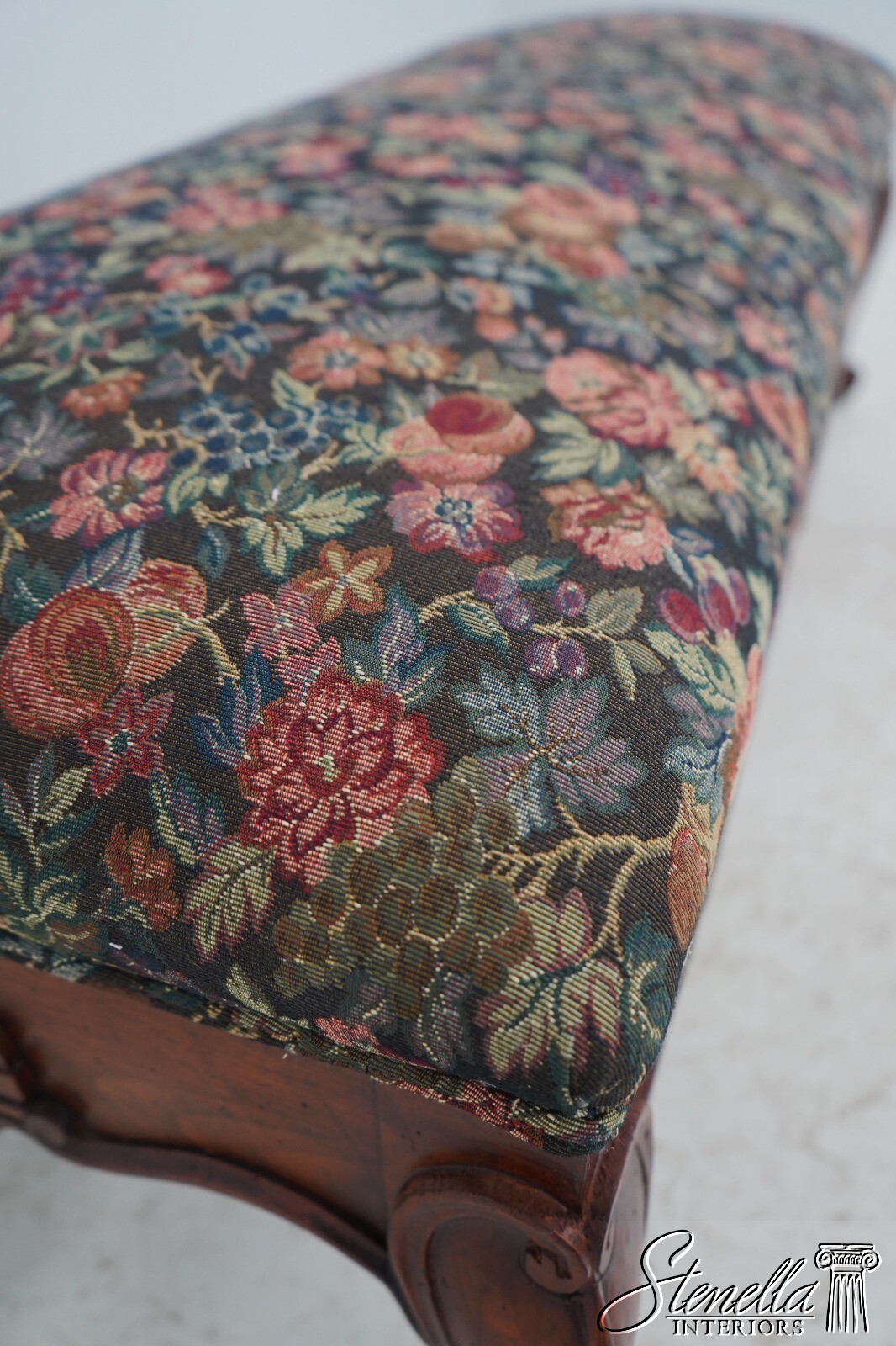 L64191EC: Tapestry Upholstery French Style Long Window Bench