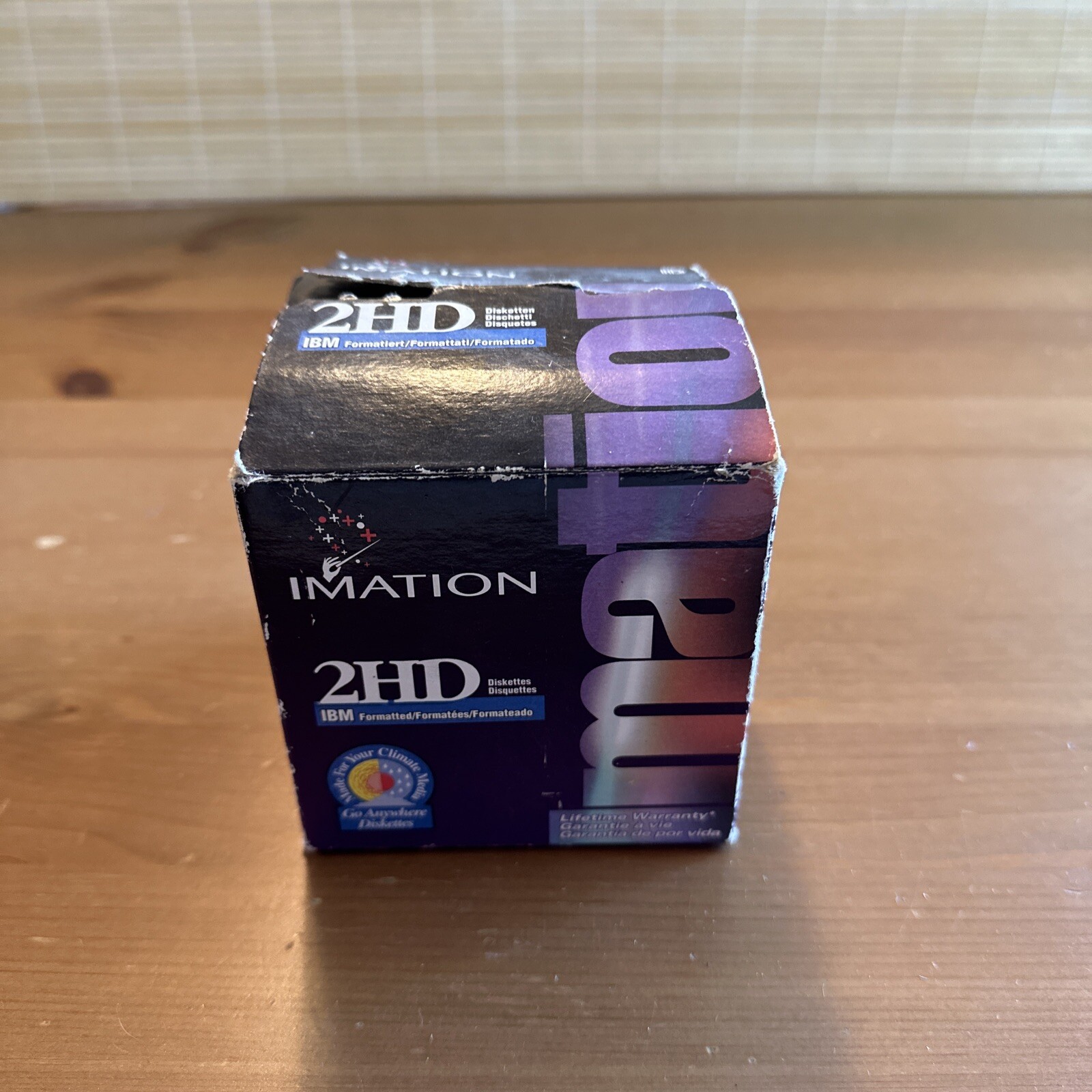 Imation 3.5" Floppy Disks 1.44MB Diskettes 15 IBM Formatted 2HD Read Description