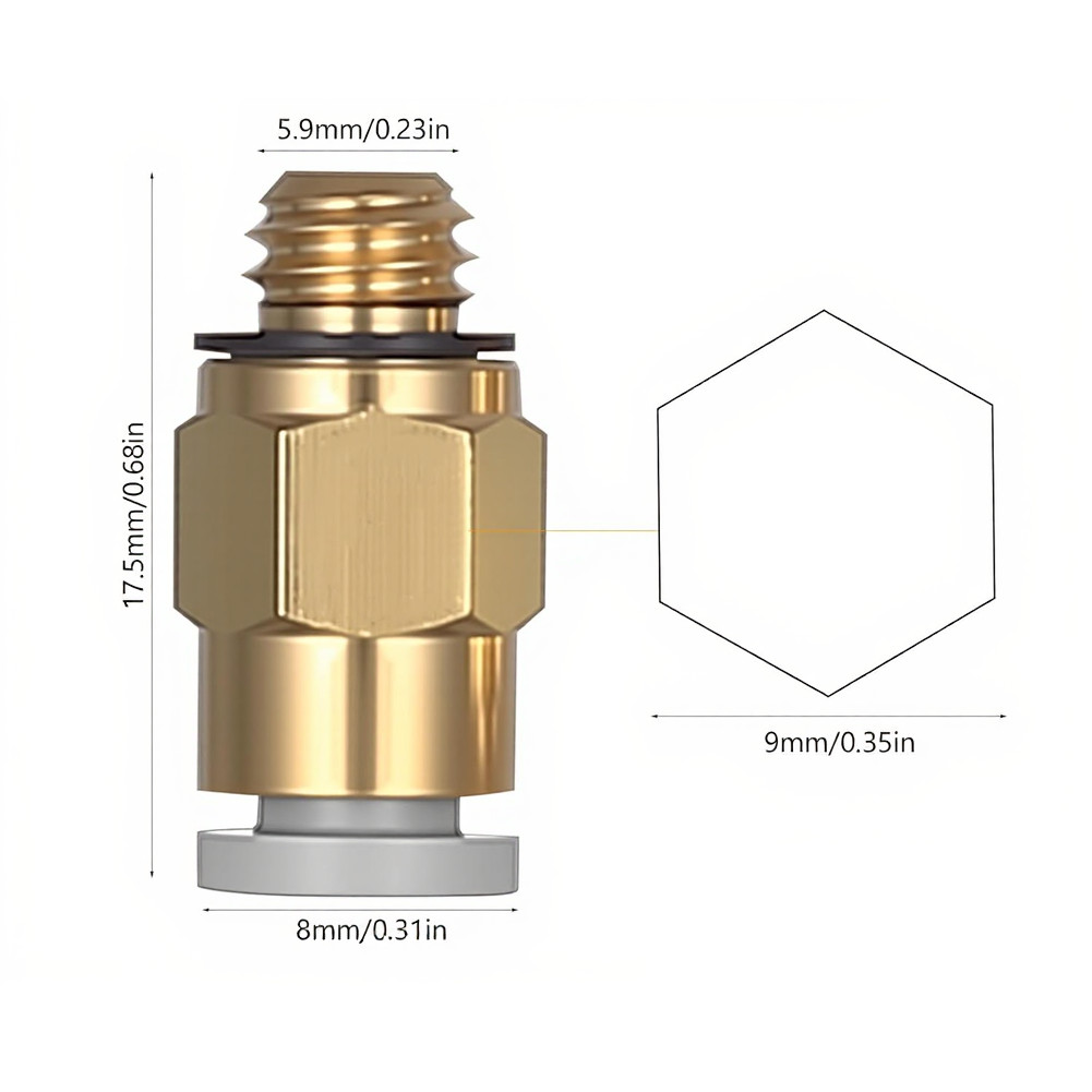 For High-performance Applications Brass Quick Connector Air Hose Adapter