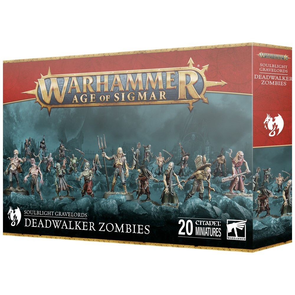 Warhammer Age of Sigmar Soulblight Gravelords Deadwalker Zombies 20 Miniatures