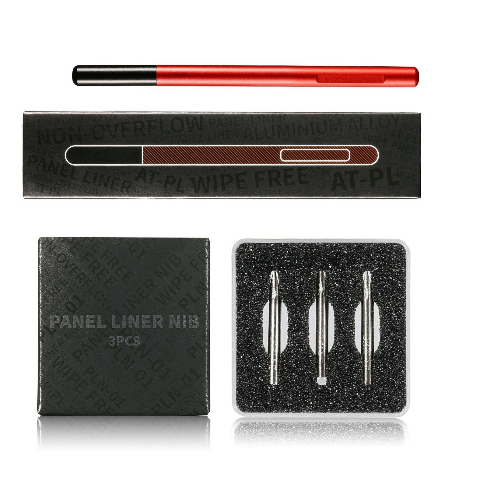 AT-PL Non-overflow Wipe Free Panel Liner Pen Extra Steel Nib For DSPIAE Model