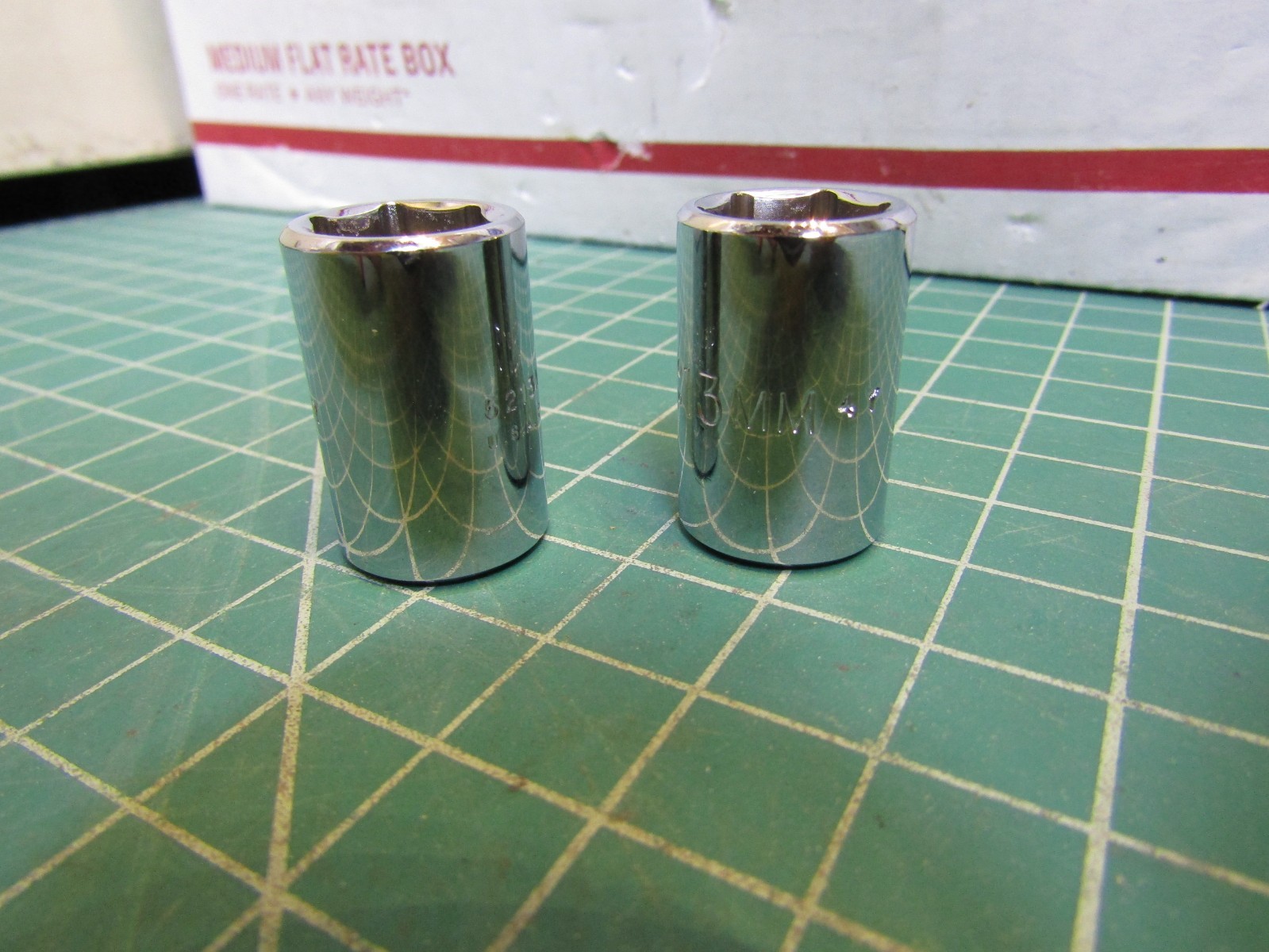 2 – Proto Professional 13mm Shallow Socket 3/8" Drive 6 Point 5213MH U.S.A. NEW