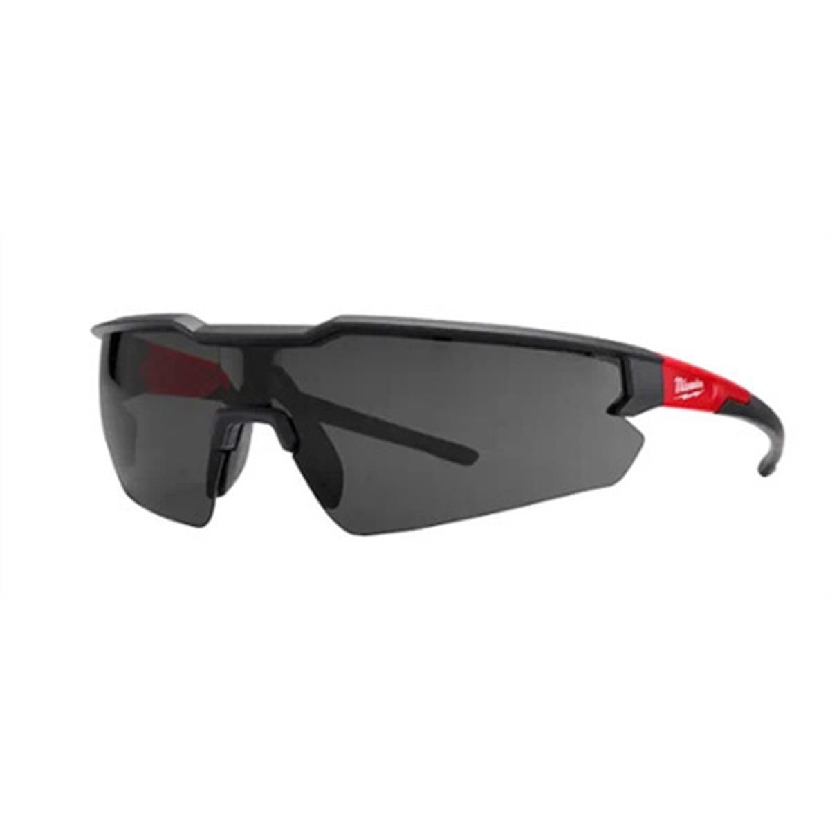 Safety Glasses Anti Fog Tinted Lens Black Red Frame Milwaukee Black Red