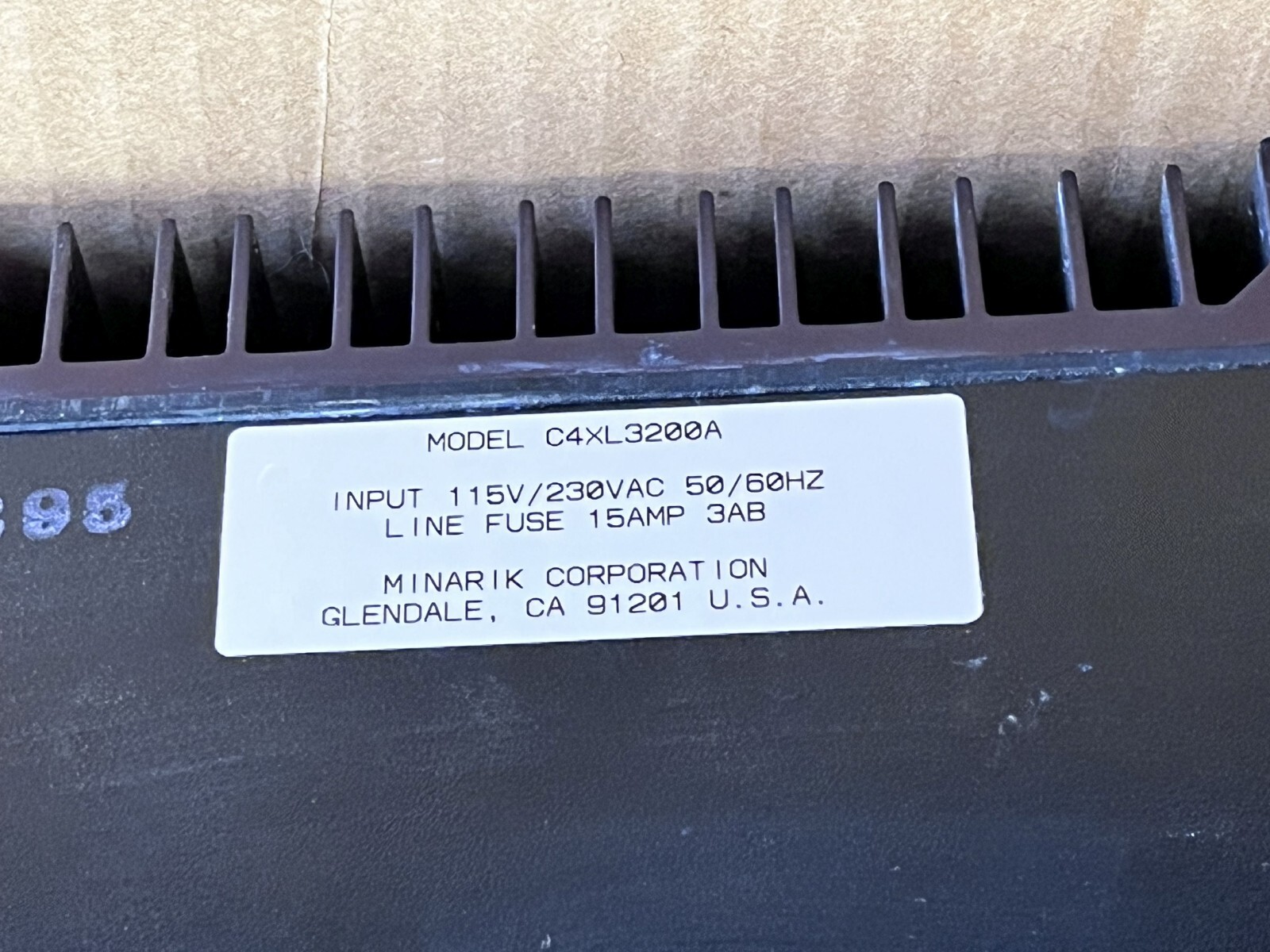 Minarik XL Series C4XL3200A Motor Drive Speed Controller