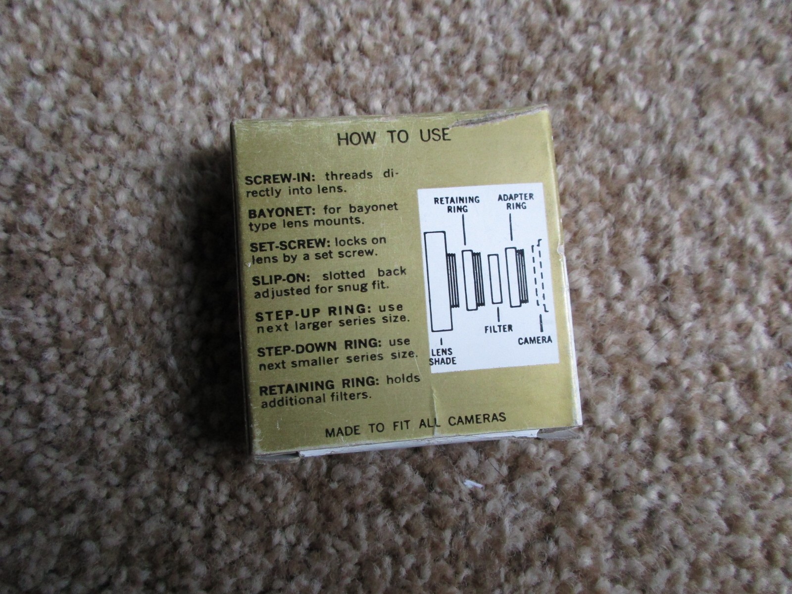 Tiffen F-7 Adapter Ring - Stock # 44F7
